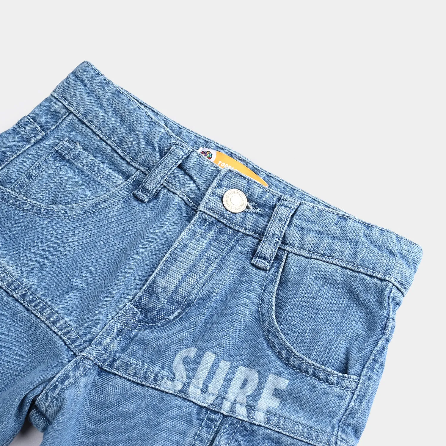 Boys Denim rigid Short Surf-LT.Blue