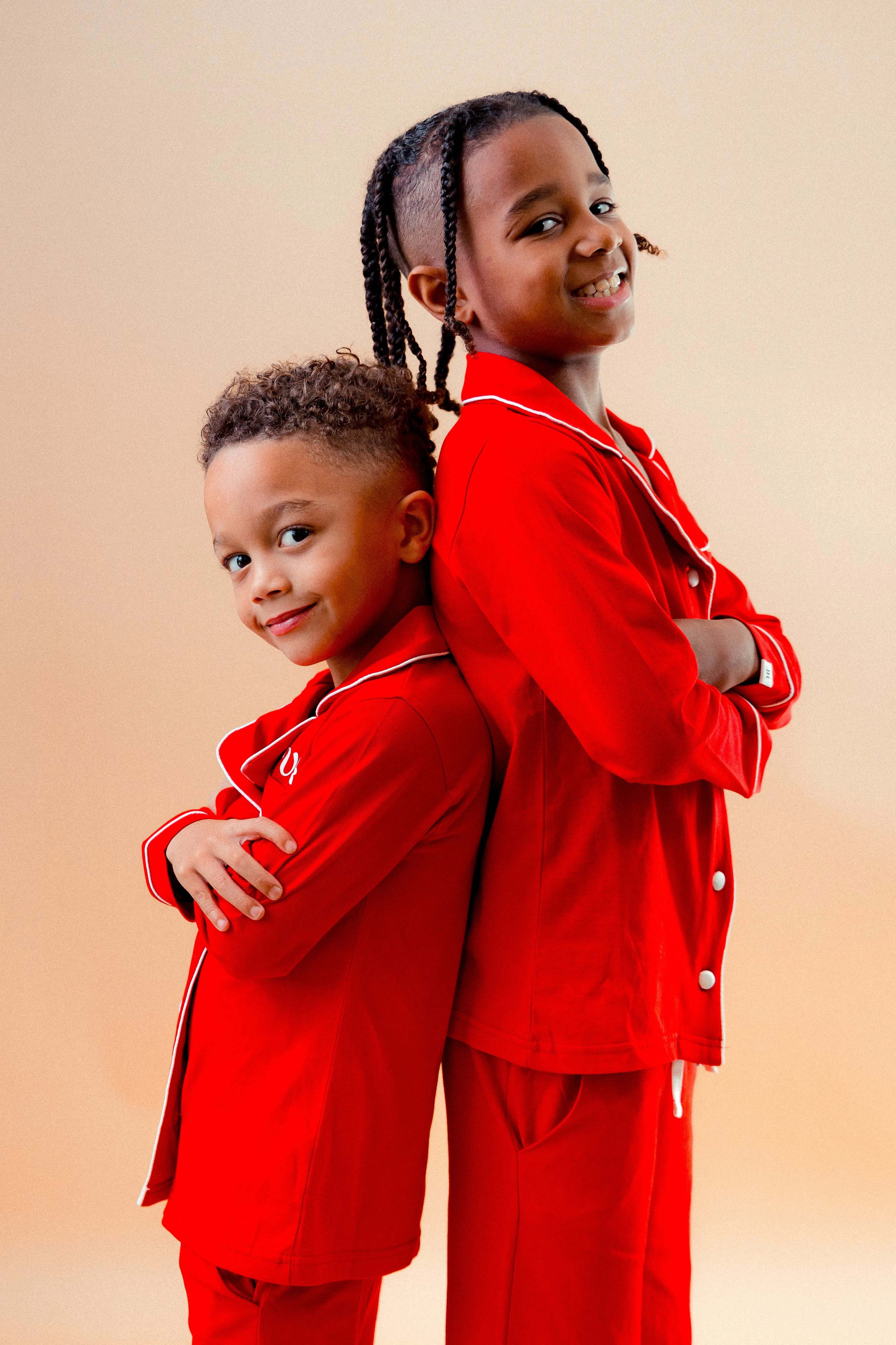 Boys long jersey personalised pyjamas