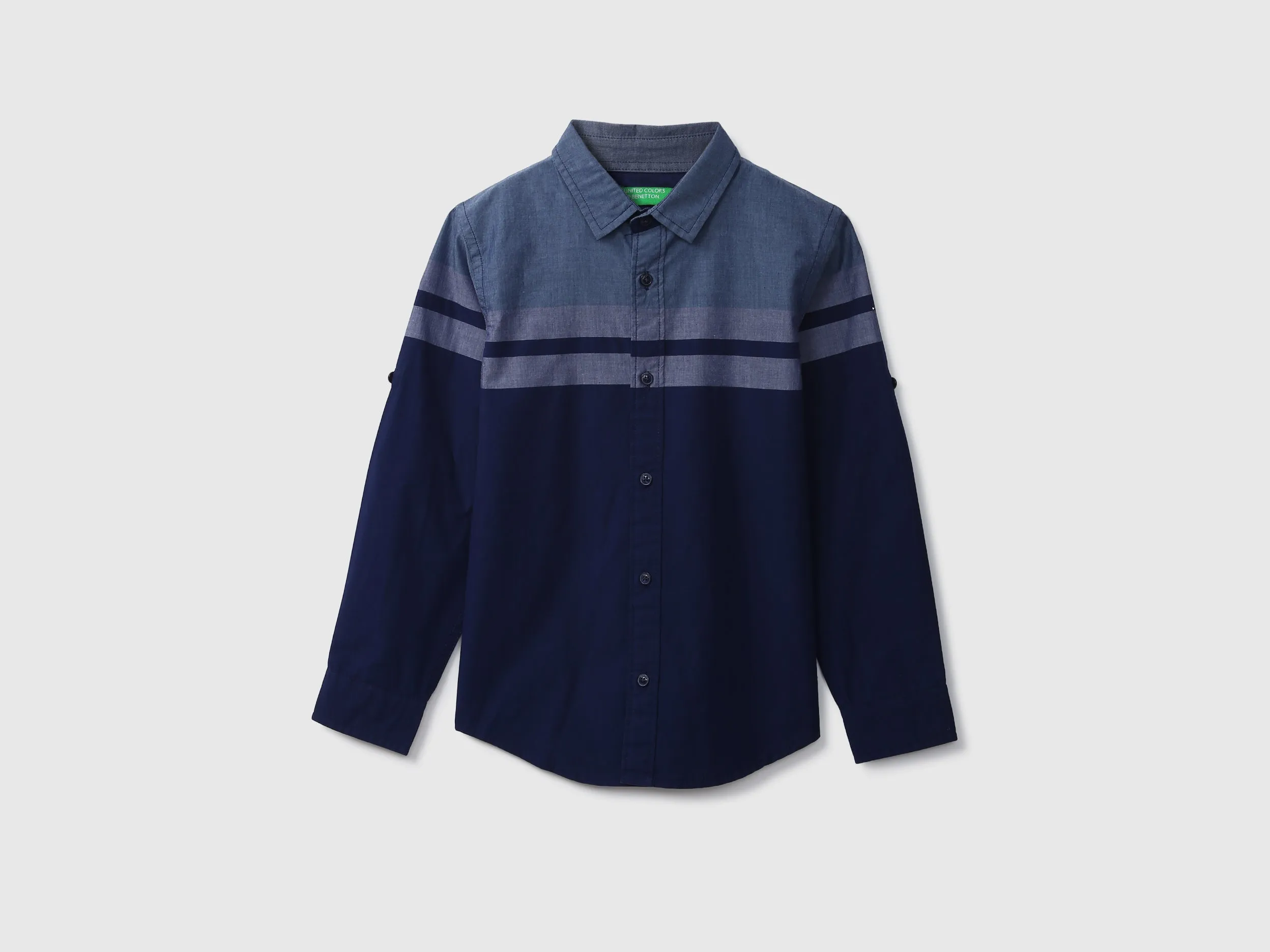 Boys Long Sleeve Striped Shirt