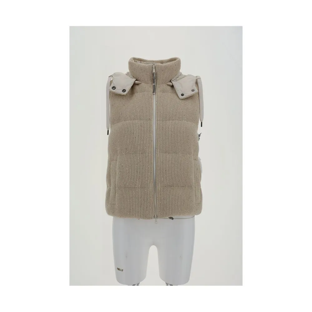 Brunello Cucinelli Hooded Down Vest