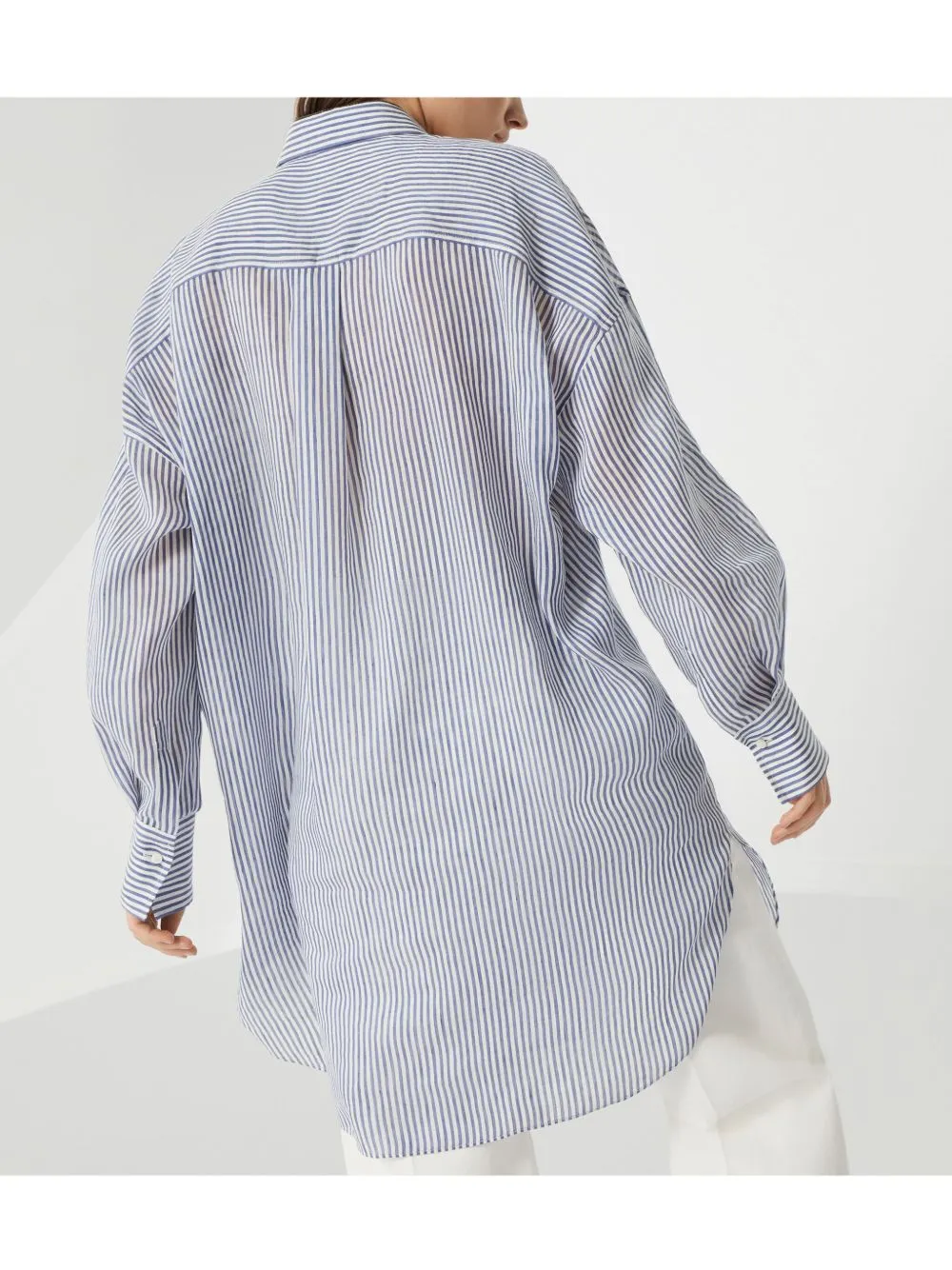 Brunello Cucinelli Shirts Clear Blue