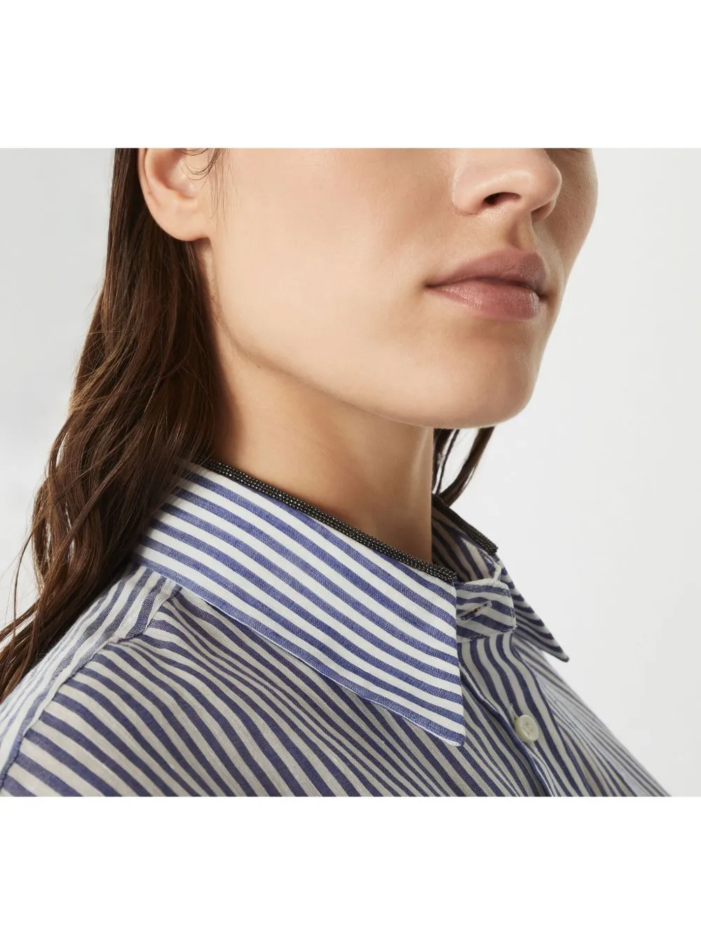 Brunello Cucinelli Shirts Clear Blue