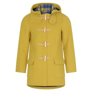 Burrows & Hare Water Repellent Wool Duffle Coat - Mustard