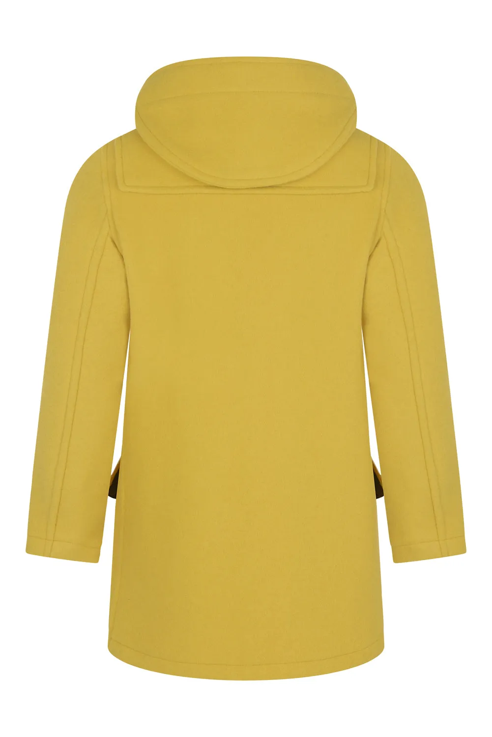 Burrows & Hare Water Repellent Wool Duffle Coat - Mustard