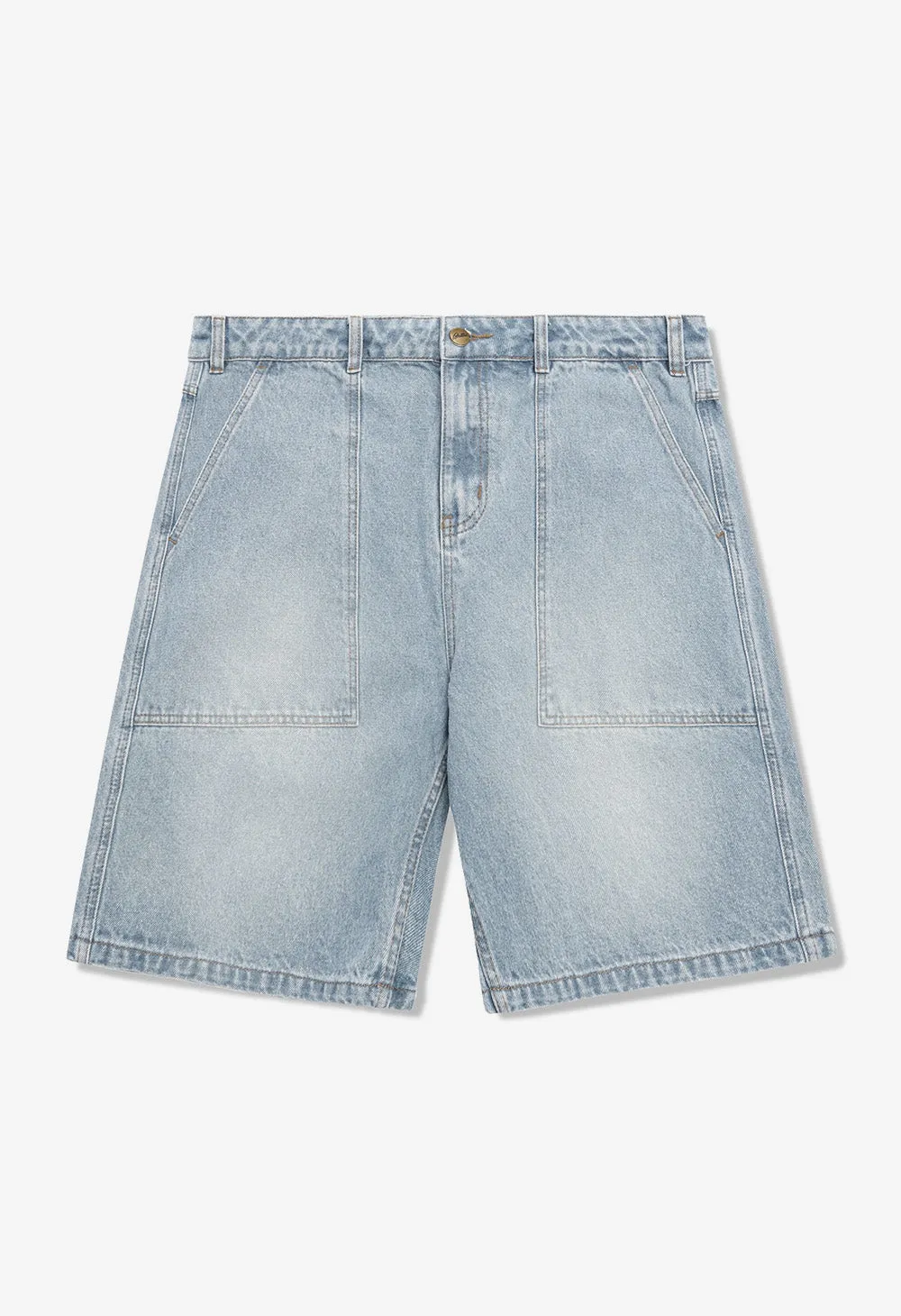 BUTTER GOODS Patch pocket denim shorts