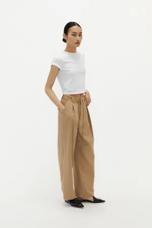 by DOE - Drawstring Pleated Suit Trousers