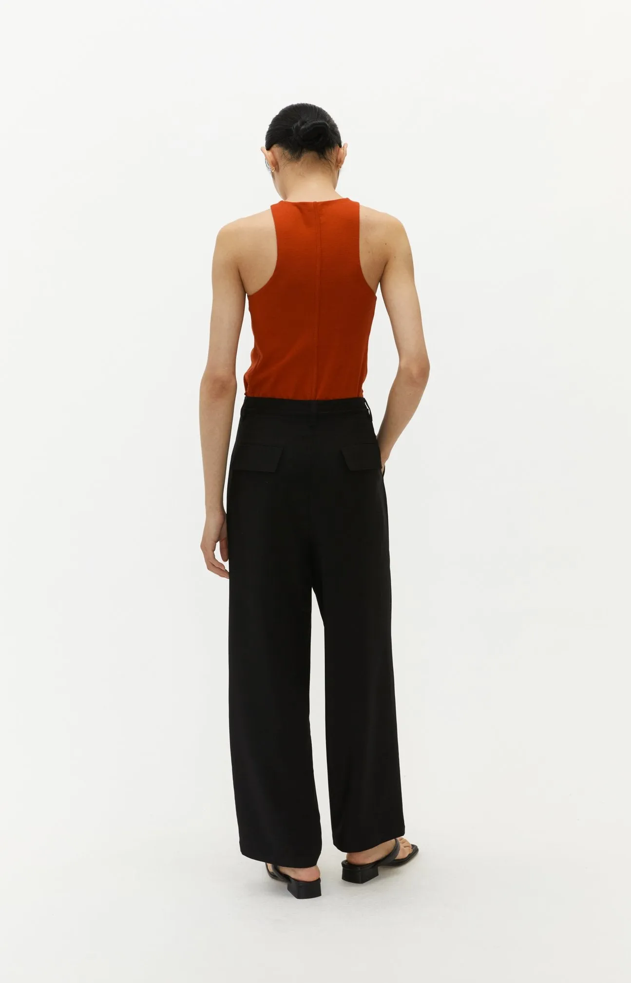 by DOE - Drawstring Pleated Suit Trousers