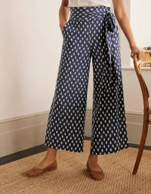 Caithness Trousers-Navy, Paisley Stamp