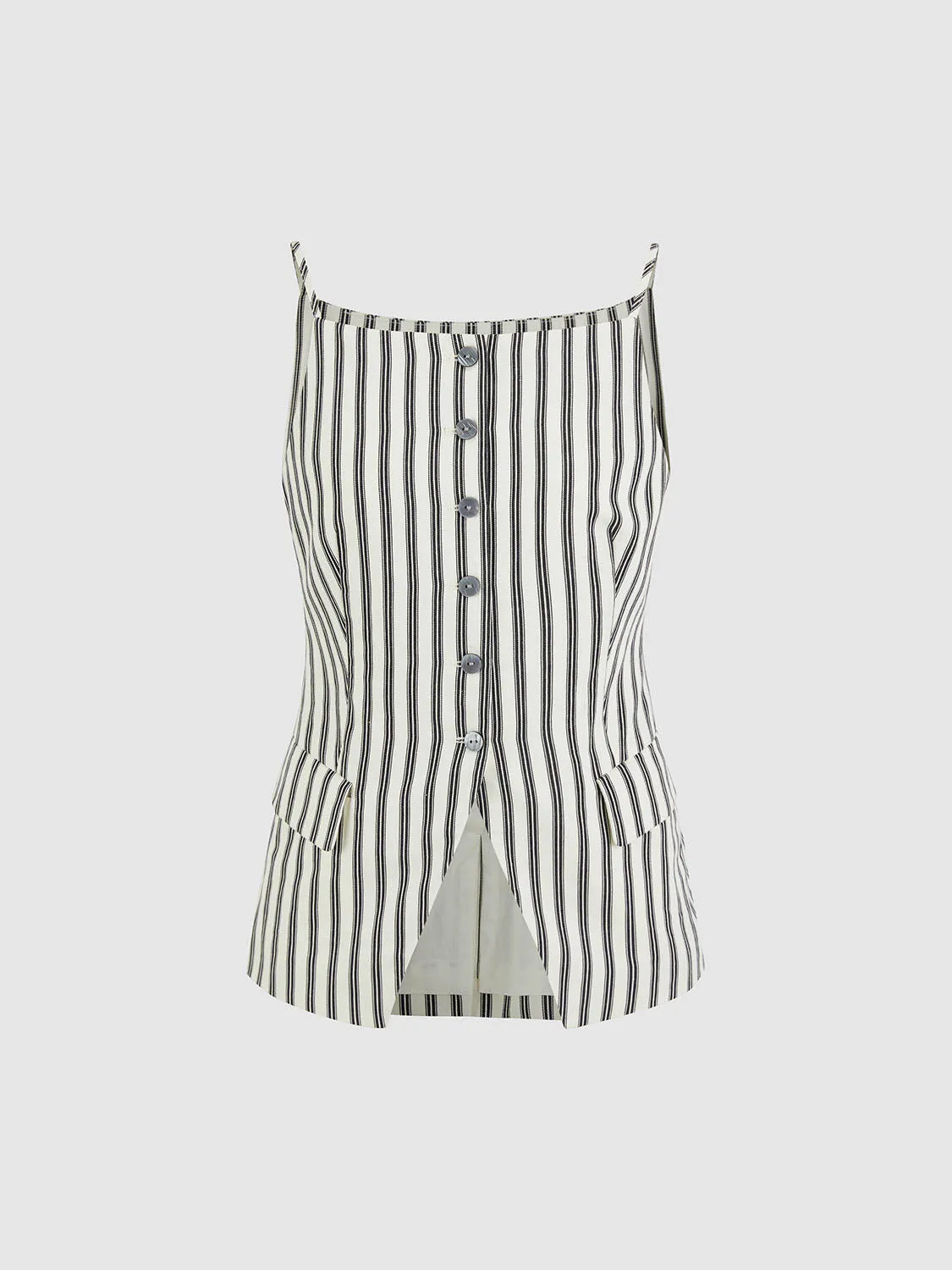 Cami Sleeveless Striped Shirts