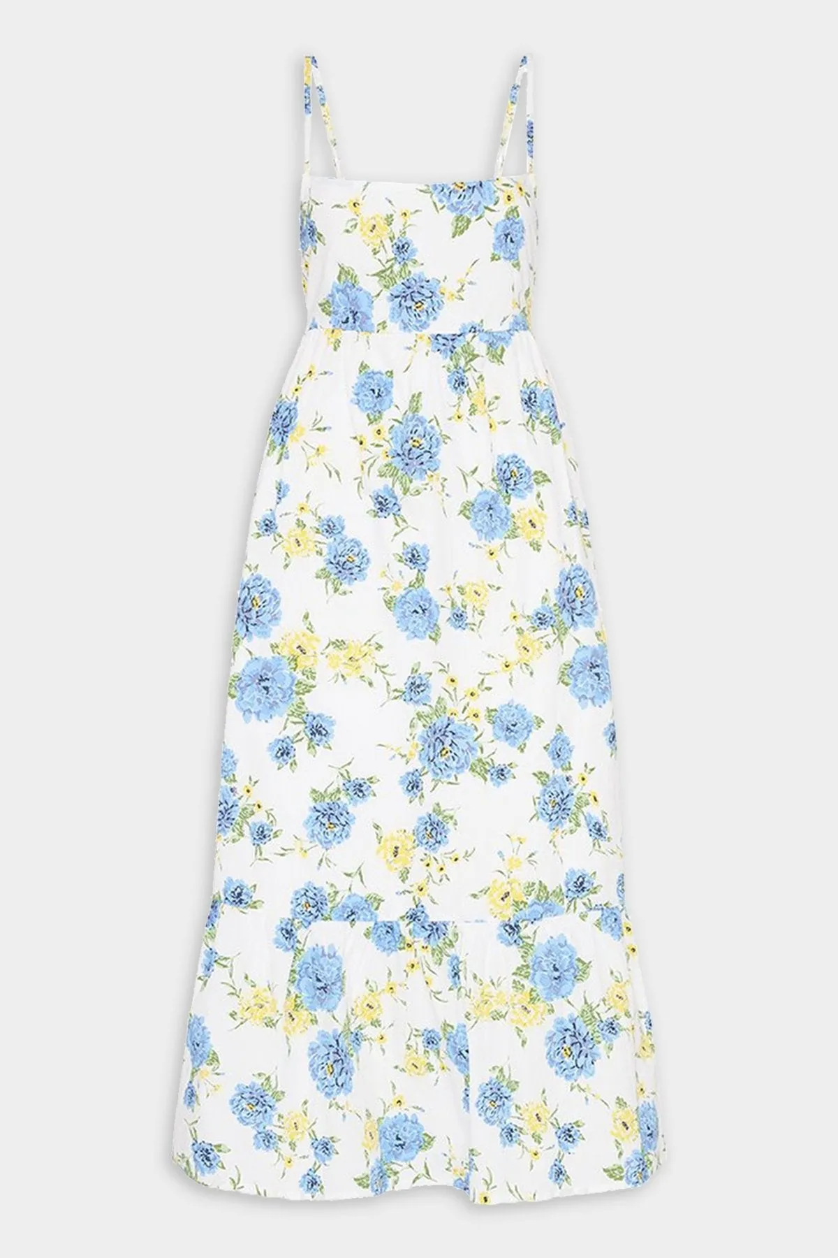 Candace Midi Dress in Velma Floral Blue