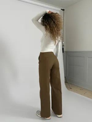 Canvas pants - brown