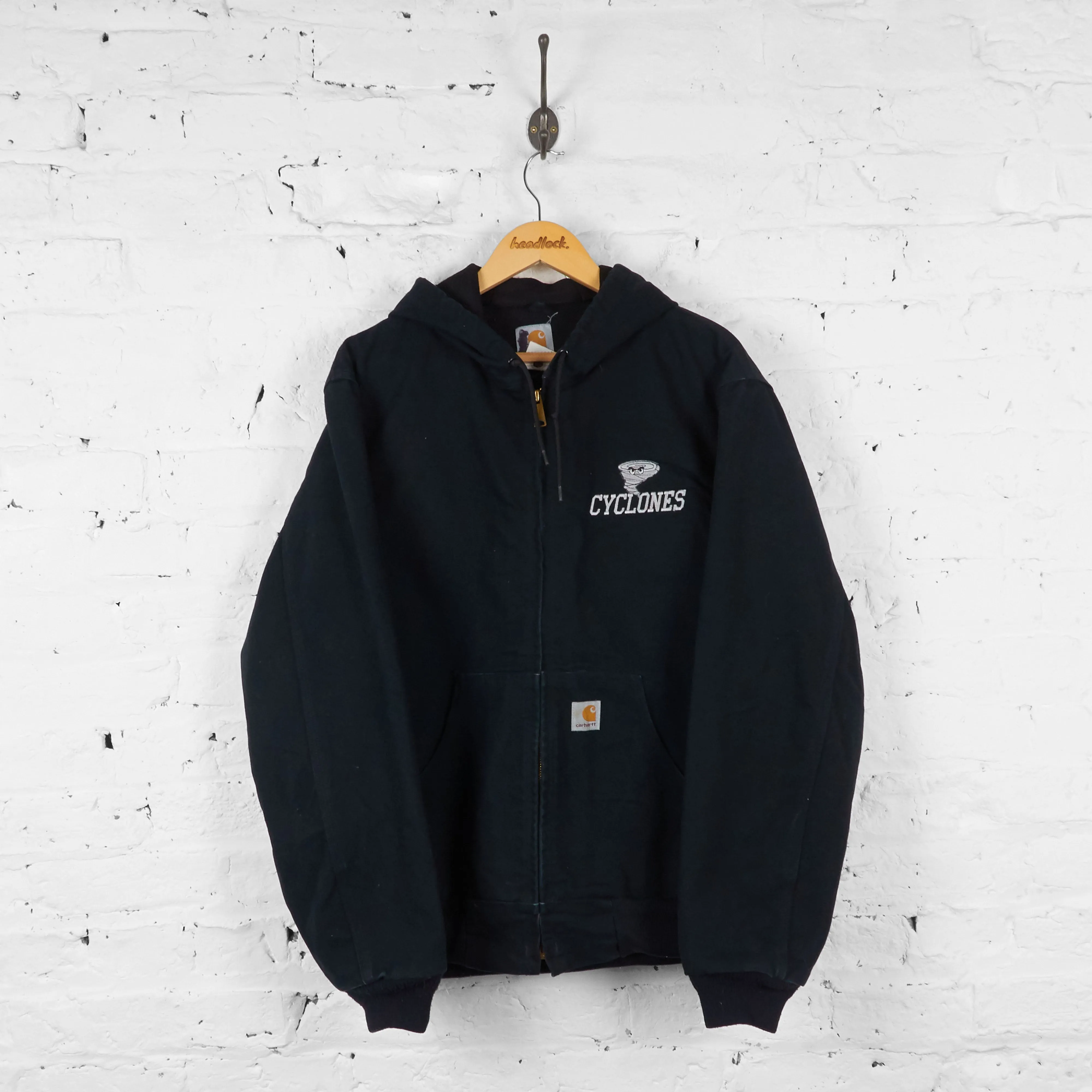 Carhartt Cyclones Hooded Jacket - Black - M