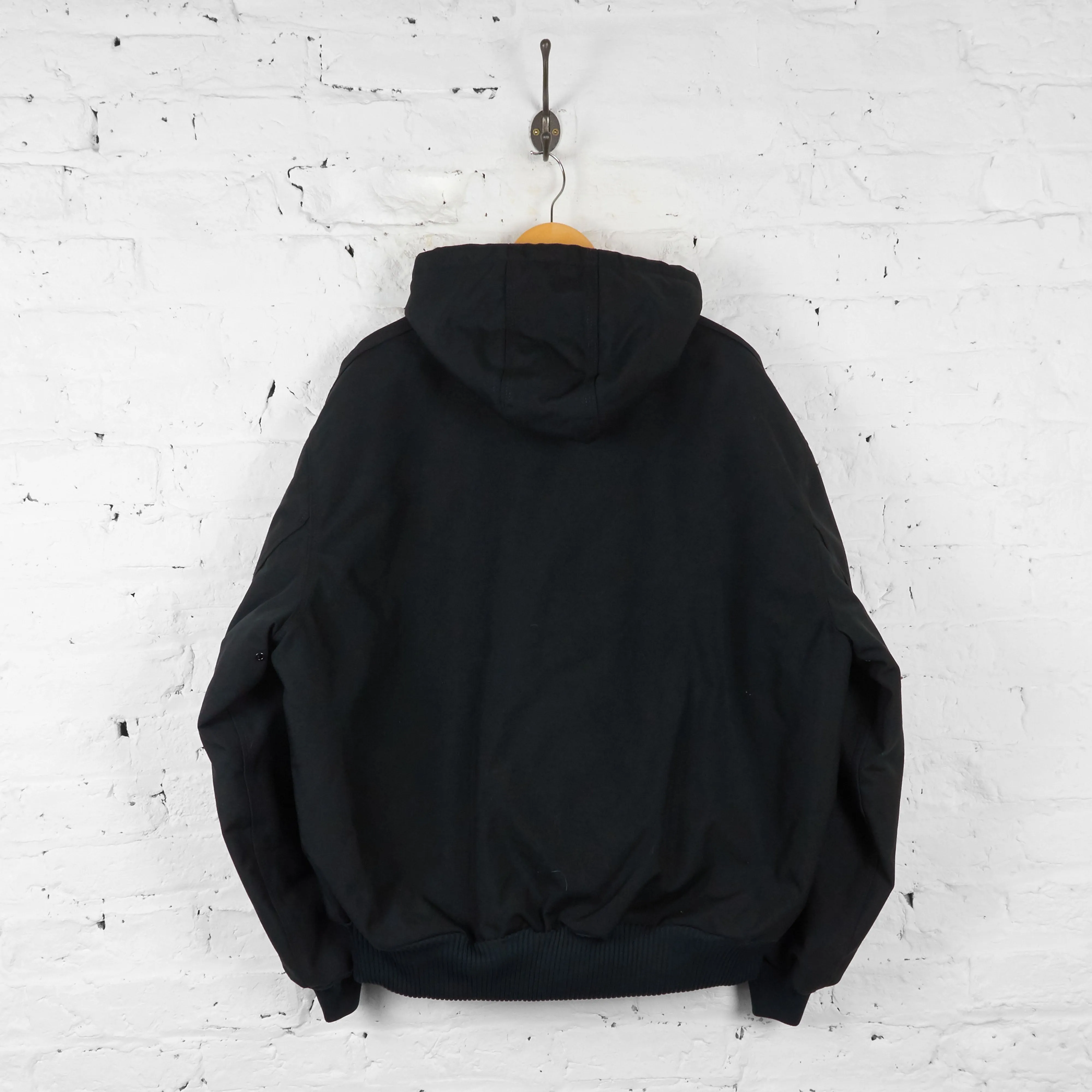 Carhartt Hooded Work Jacket - Black - XL