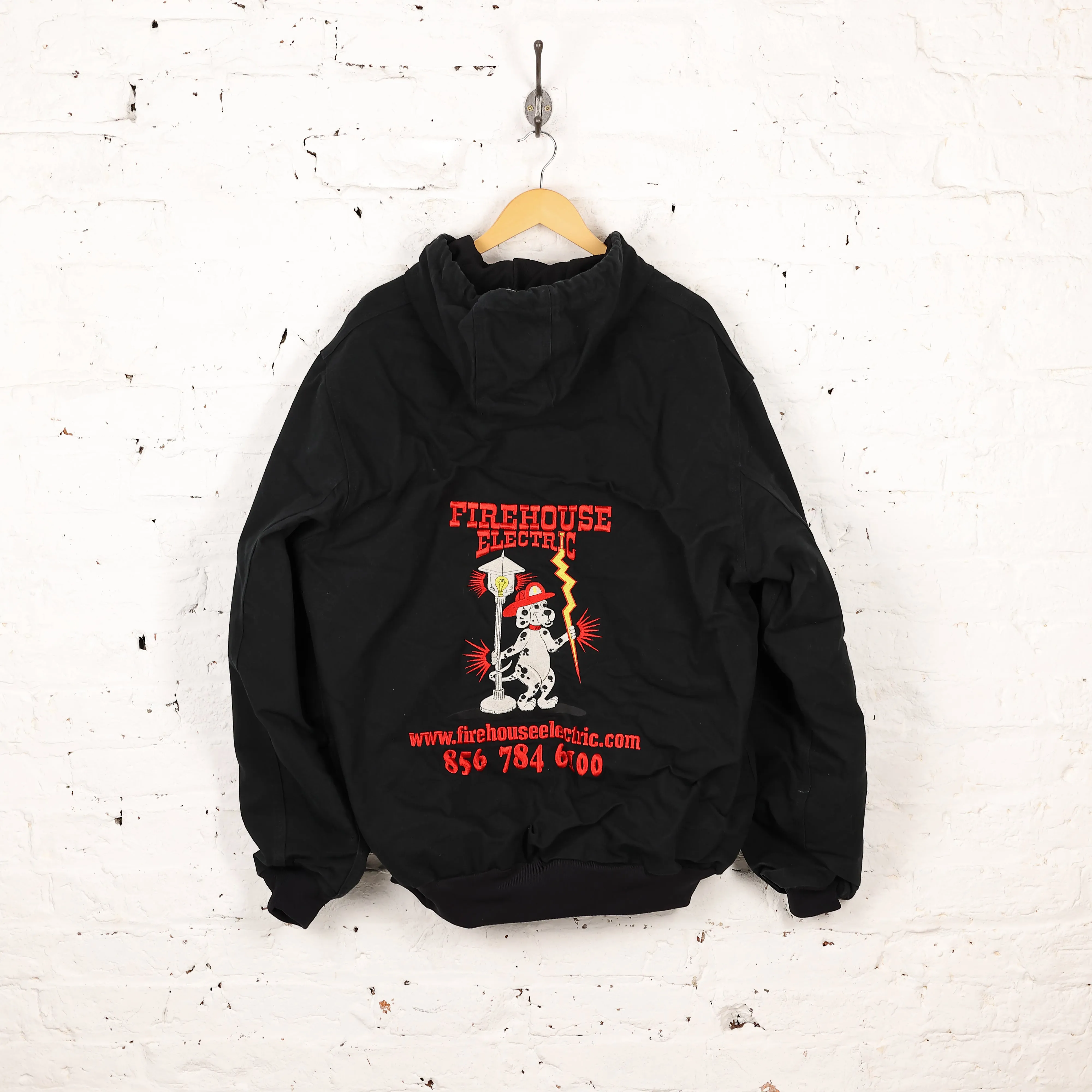 Carhartt Hooded Work Jacket - Black - XL