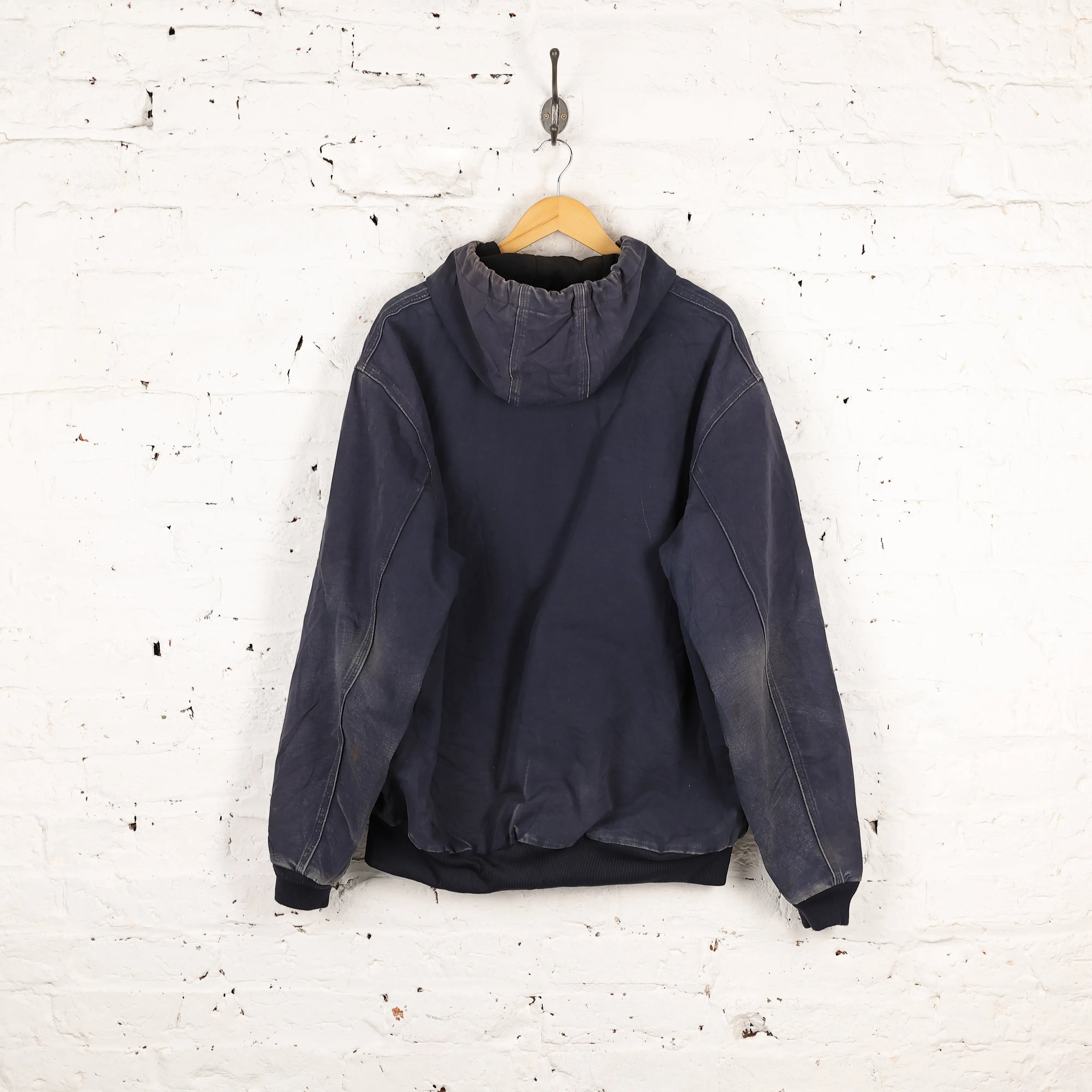 Carhartt Hooded Work Jacket - Blue - XL