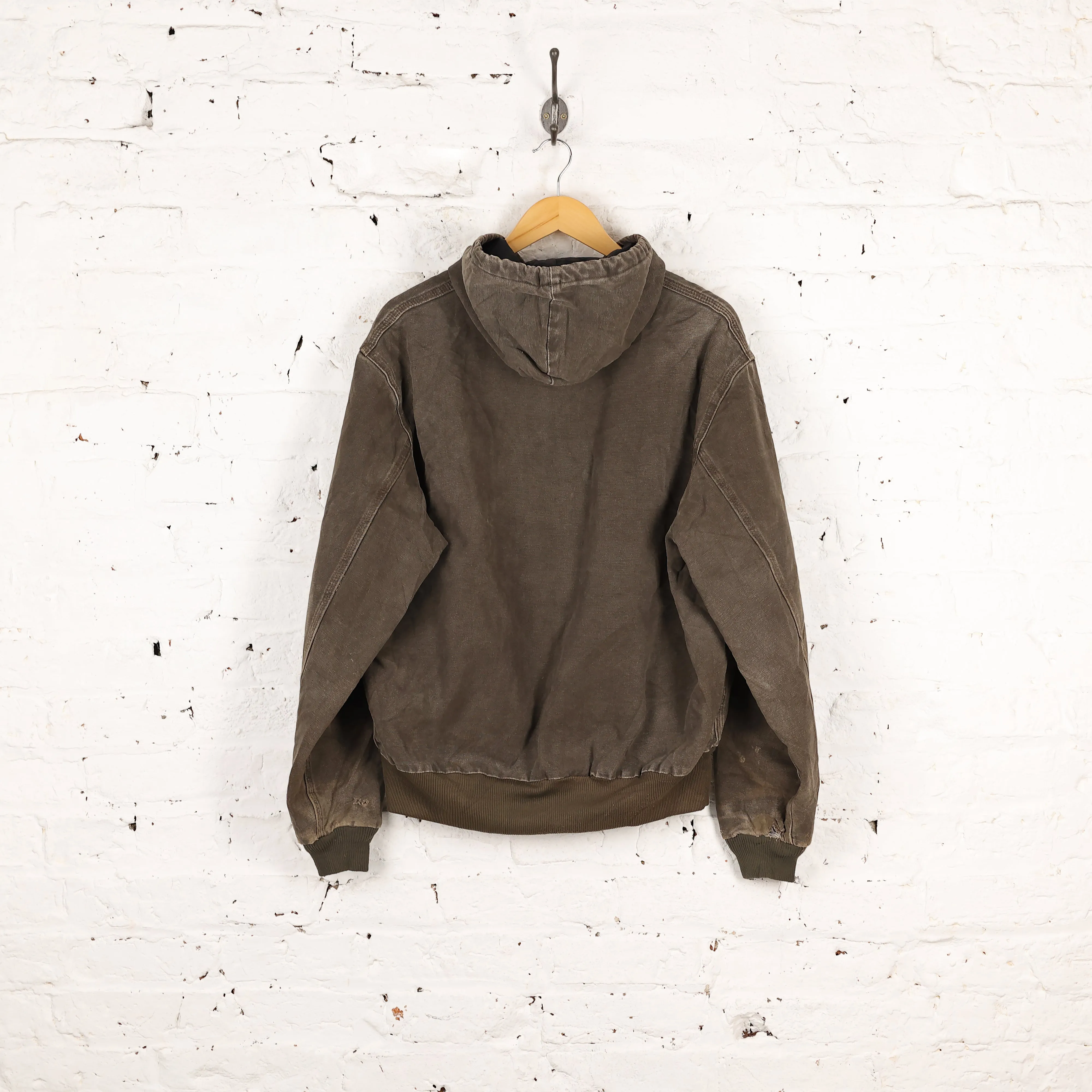 Carhartt Hooded Work Jacket - Brown - L