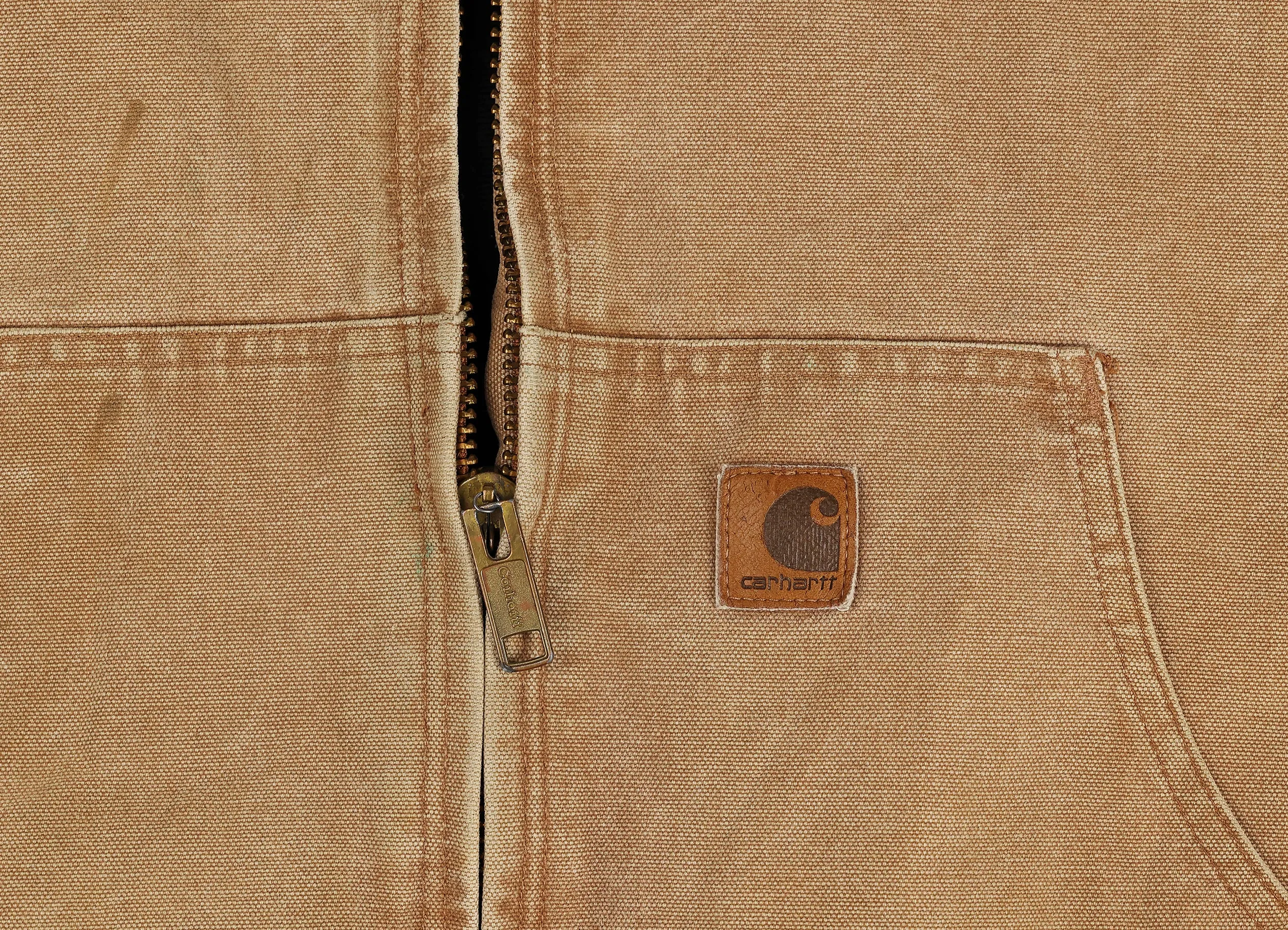 Carhartt Hooded Work Jacket - Brown - L