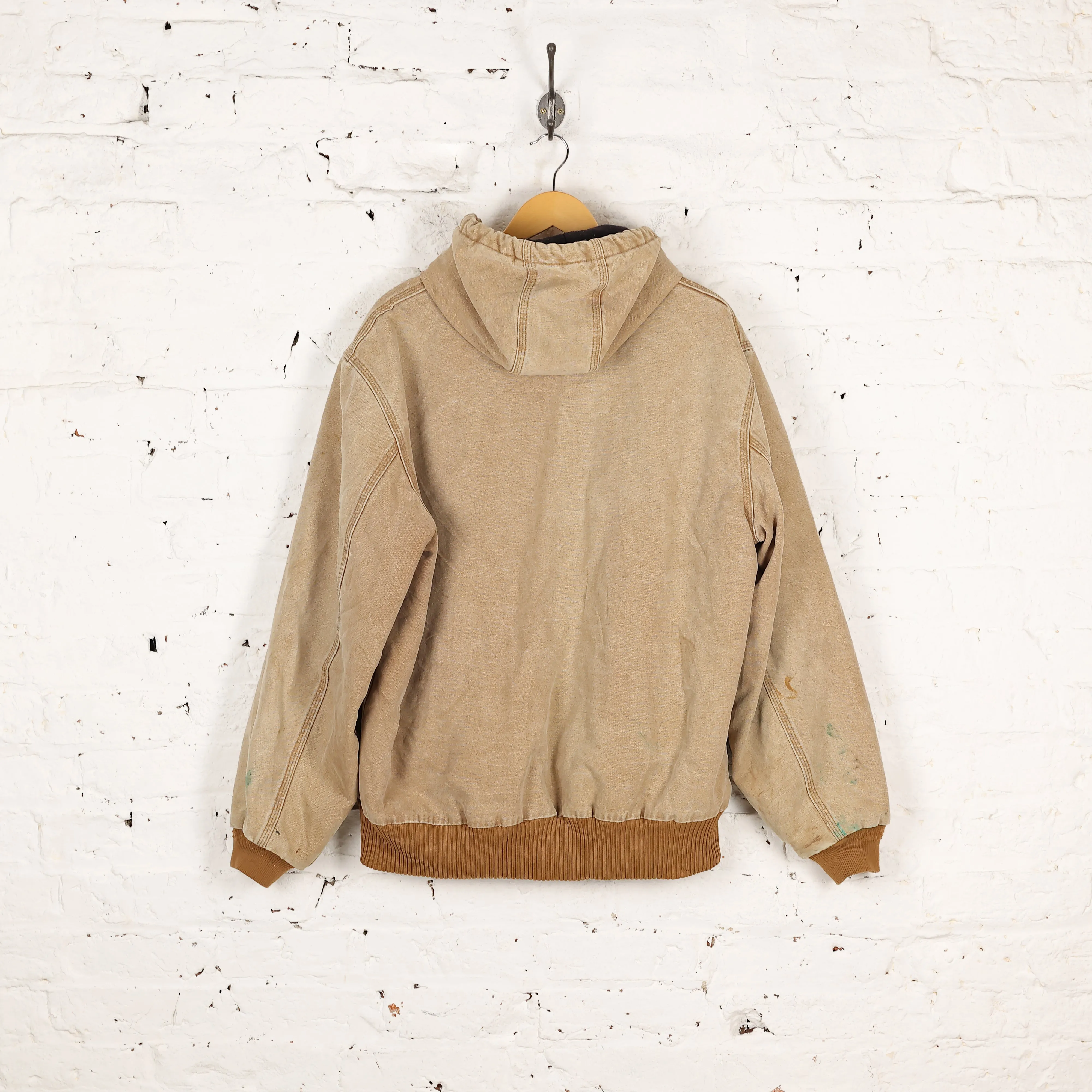 Carhartt Hooded Work Jacket - Brown - L