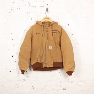 Carhartt Hooded Work Jacket - Brown - XL