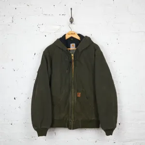 Carhartt Hooded Work Jacket - Green - M