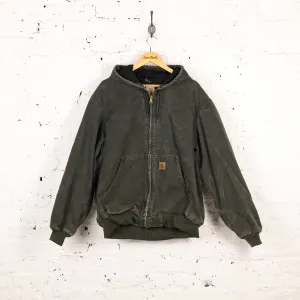 Carhartt Hooded Work Jacket - Green - XL