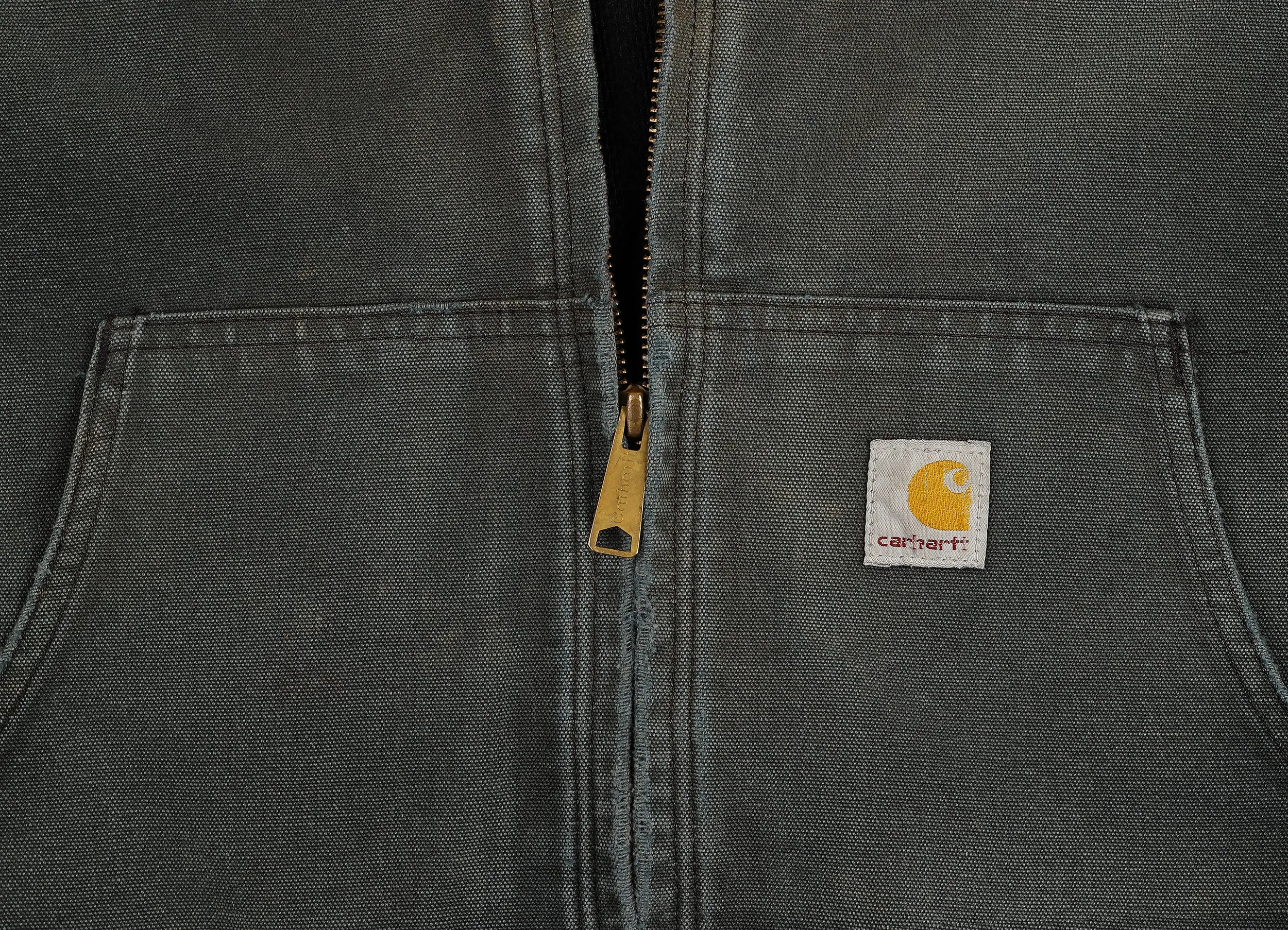 Carhartt Hooded Work Jacket - Green - XL