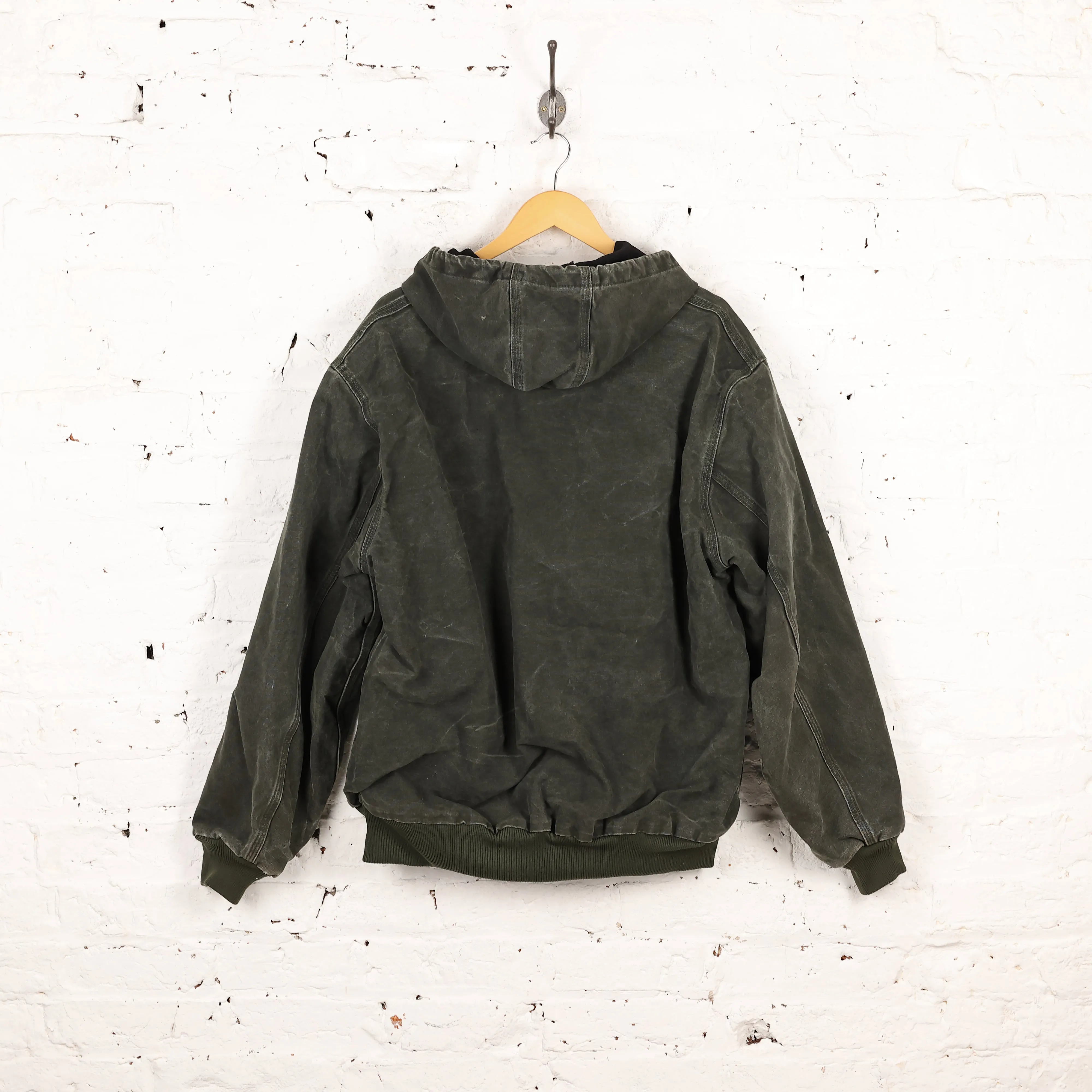 Carhartt Hooded Work Jacket - Green - XL