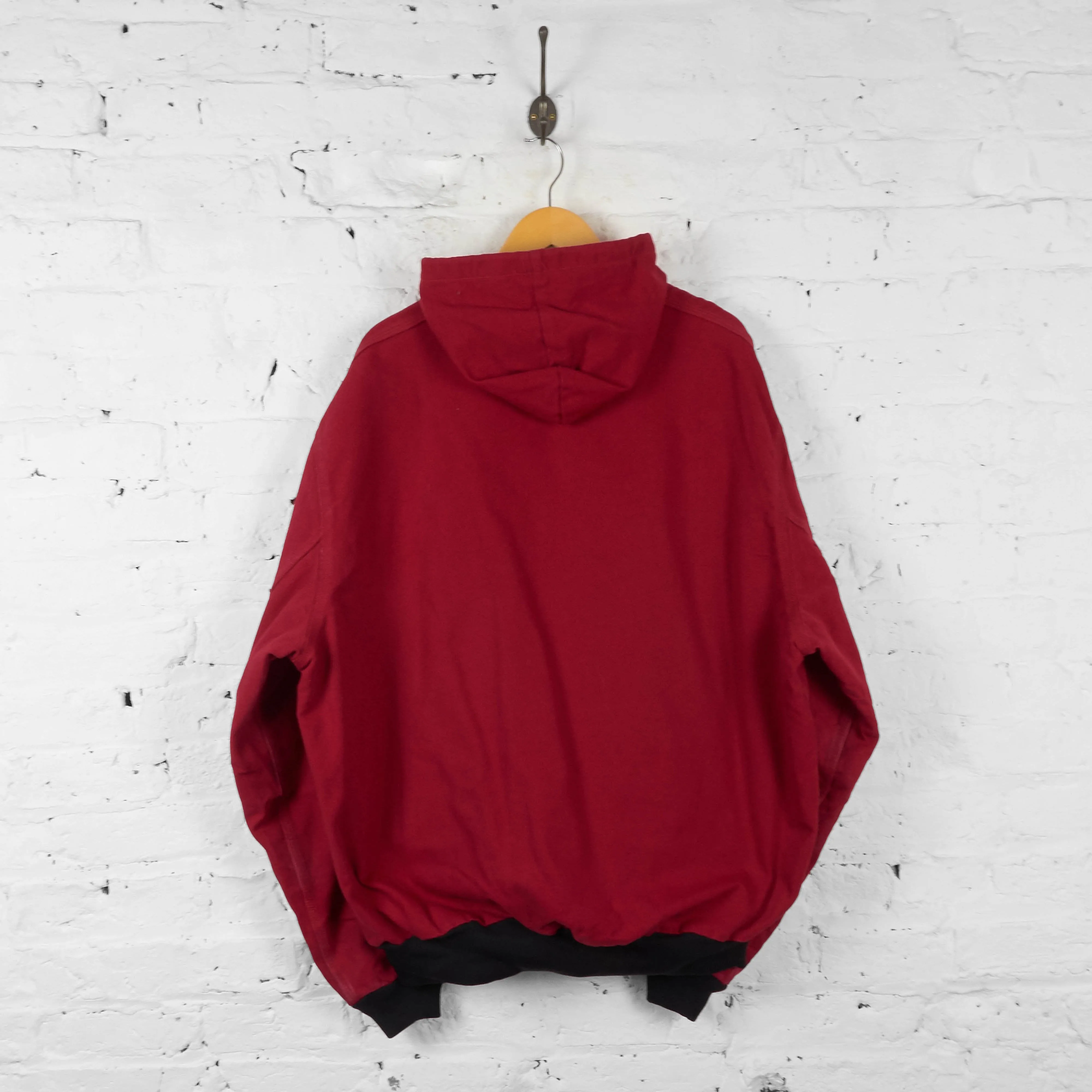 Carhartt Hooded Work Jacket - Red - XXXL