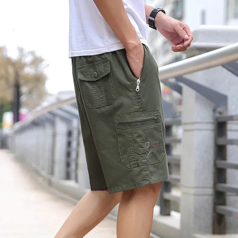Carlos – Men's Multi-Pocket Tactical Cargo Shorts