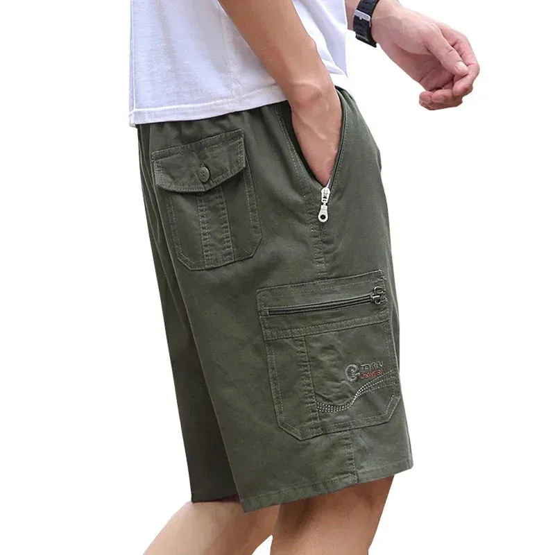 Carlos – Men's Multi-Pocket Tactical Cargo Shorts