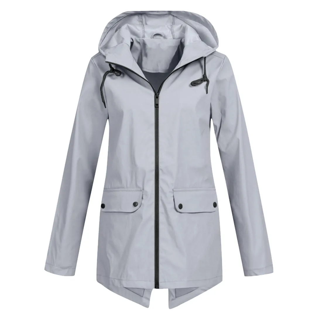 Casual Hooded Long Coat with Pockets | Perfect for Everyday Wear