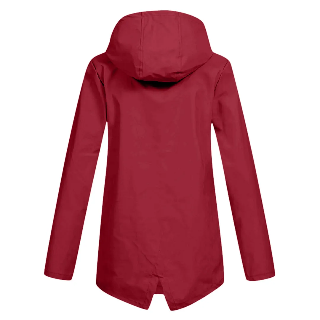 Casual Hooded Long Coat with Pockets | Perfect for Everyday Wear