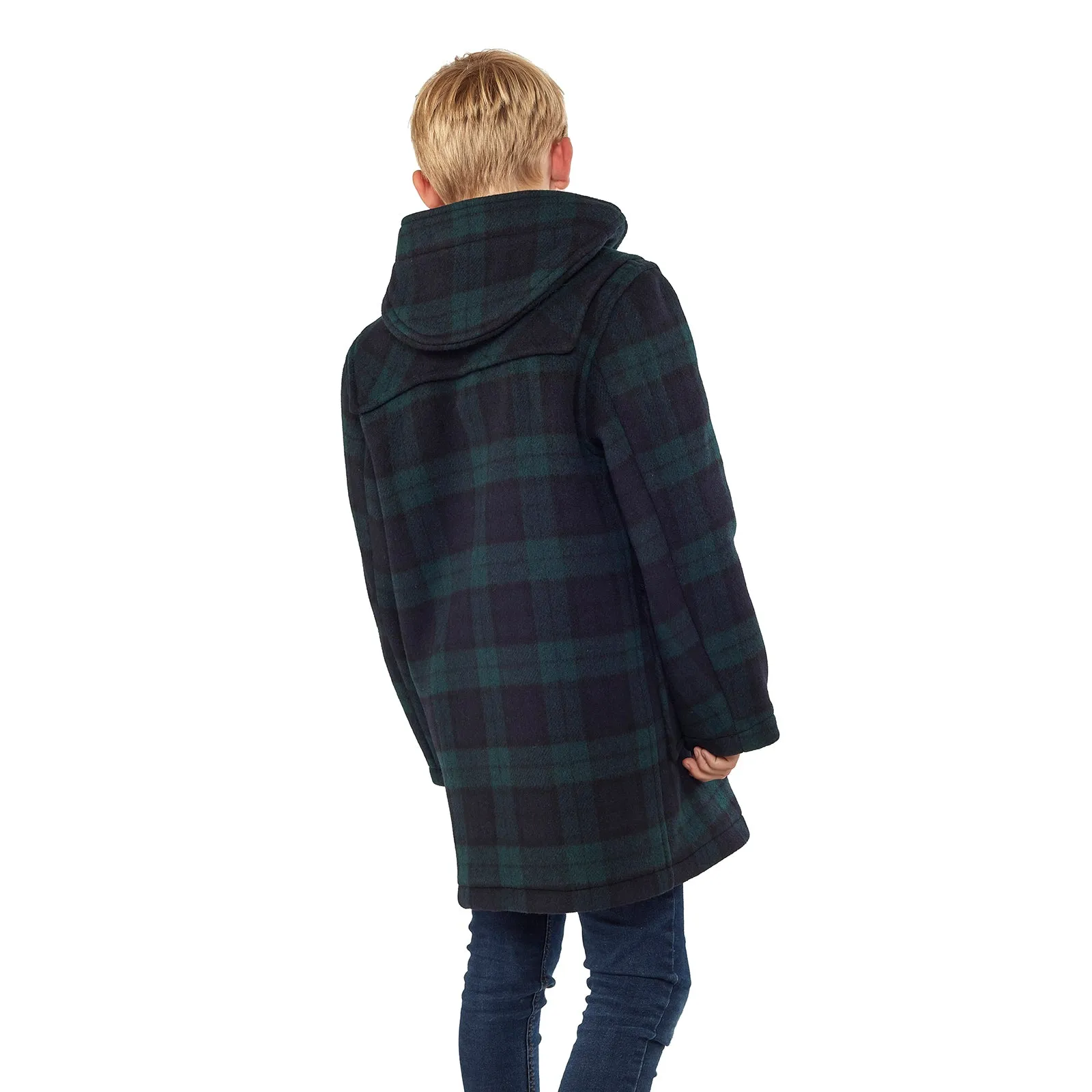 Children's Blackwatch Original Classic Fit Duffle Coat With Faux Horn Toggles