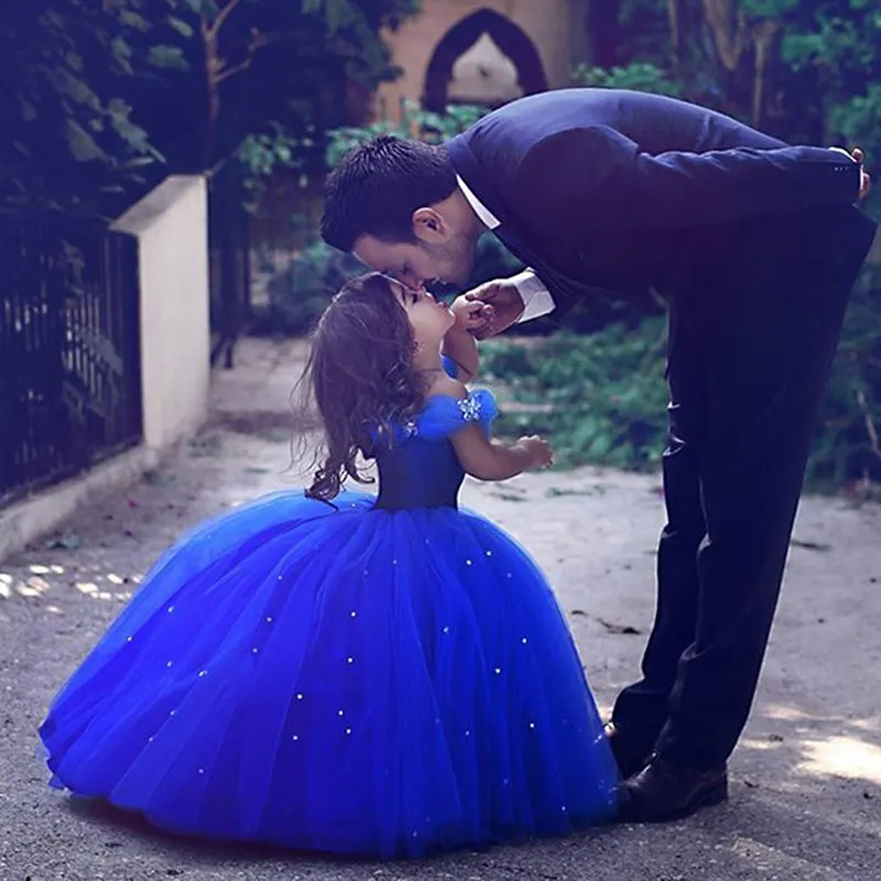 Cinderella Princess Costume for Girl Pageant Ball Gown