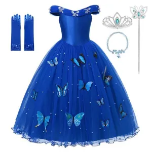 Cinderella Princess Costume for Girl Pageant Ball Gown