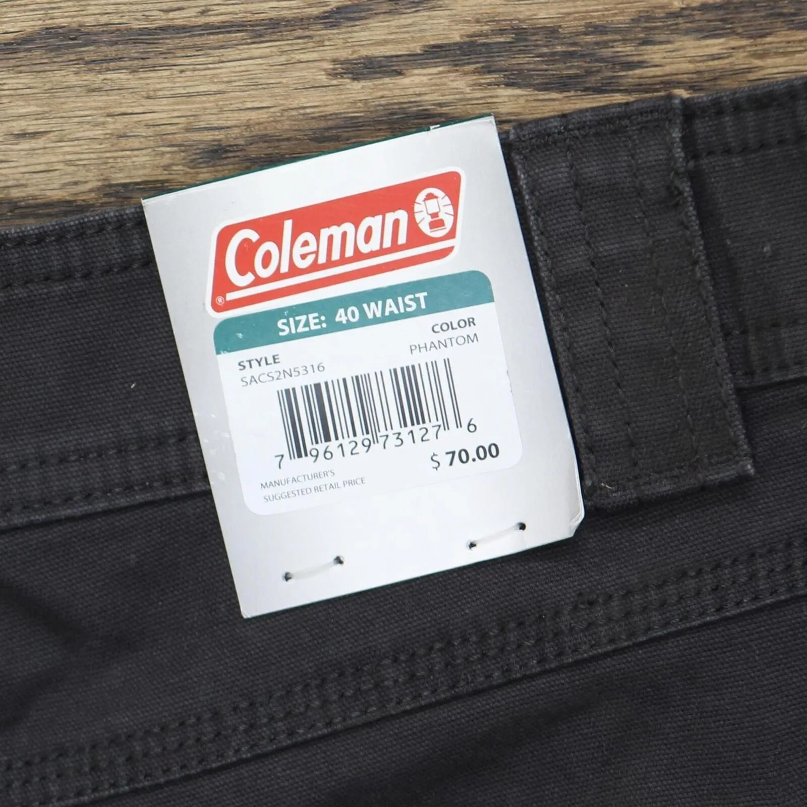 Coleman Men's Workwear Utility Short SAC52N5316 Phantom Gray 40