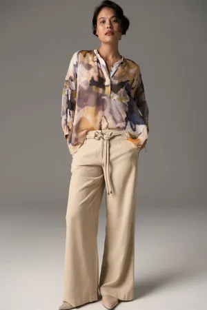 Collage Silk Top