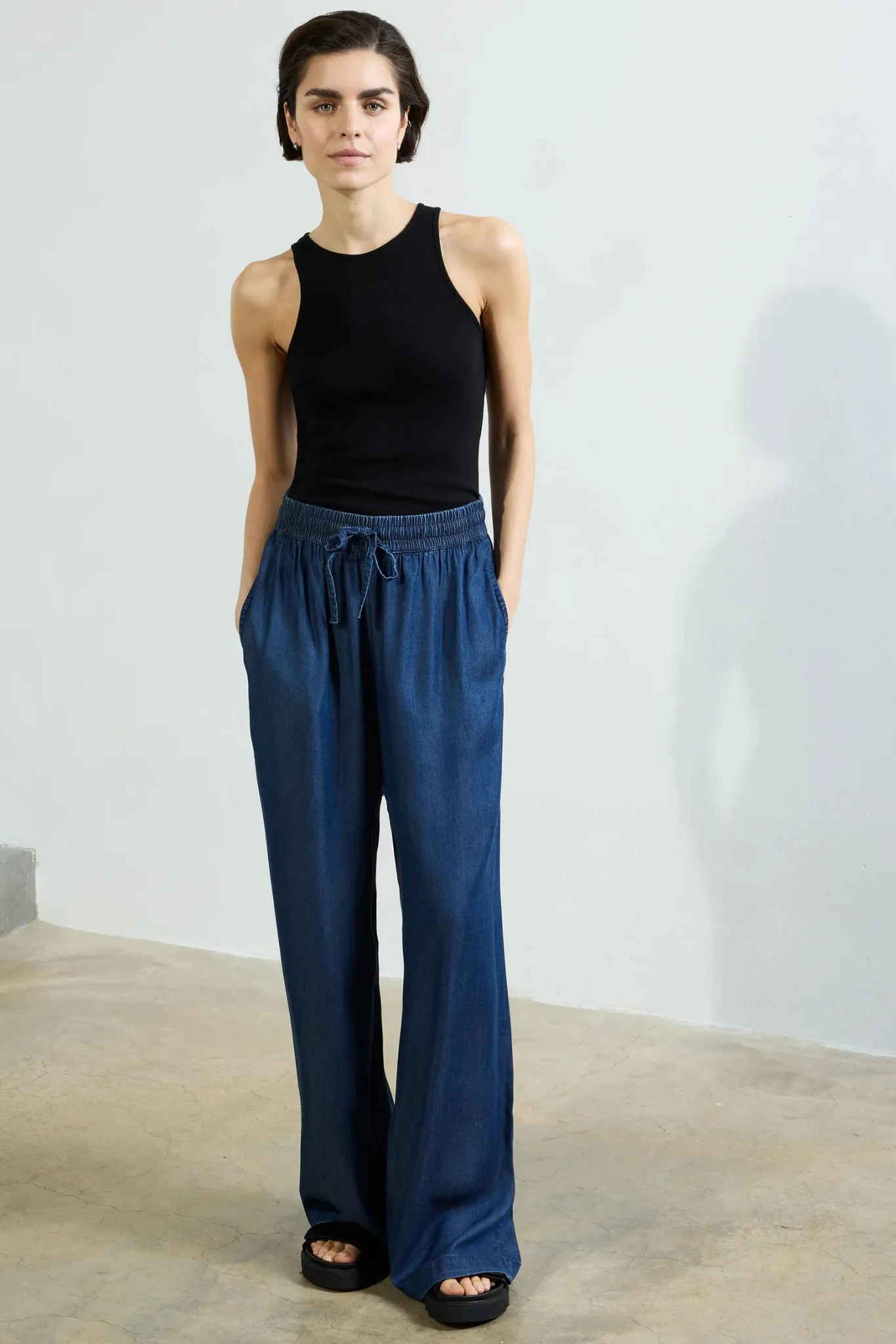 COLLORADO DENIM FLUID TROUSER - VINTAGE