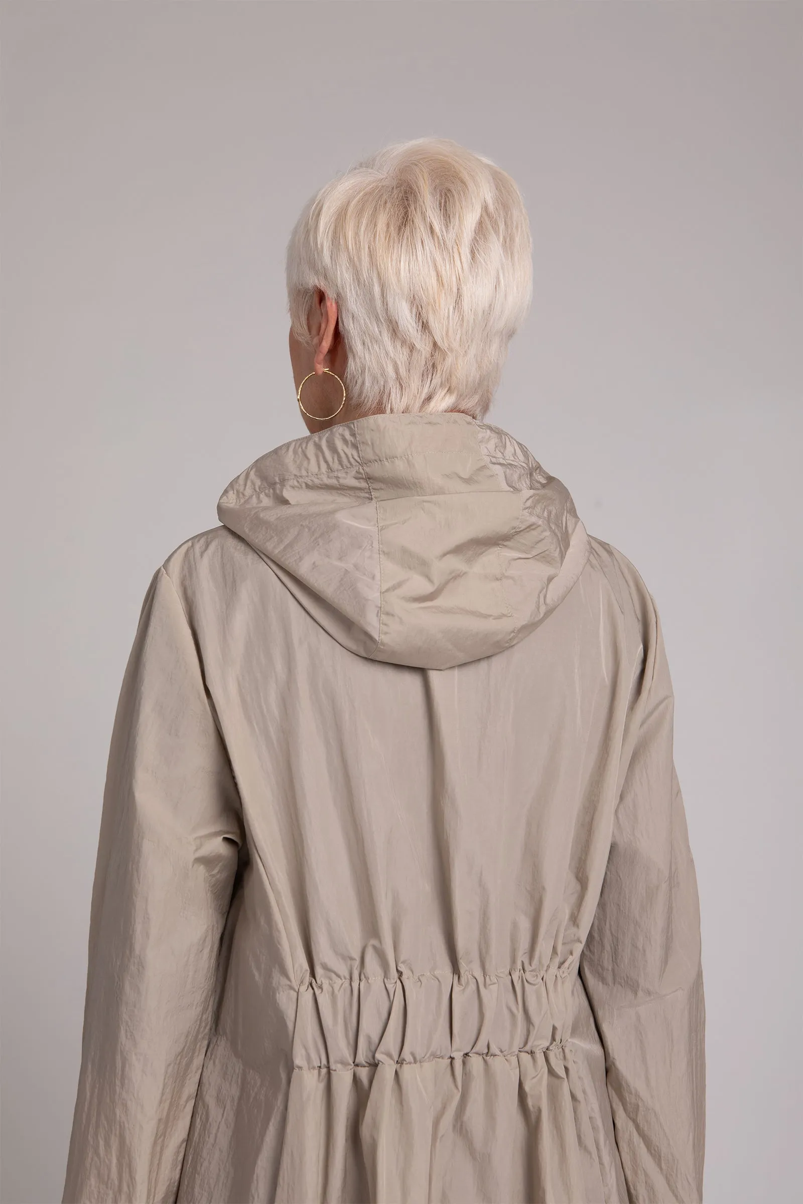 Convoy Zip Front Hooded Rain Jacket