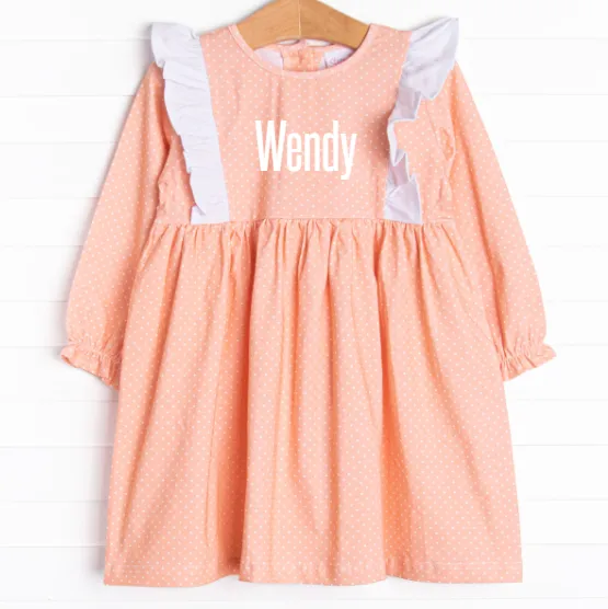 Coral Me Cute Dress, Orange