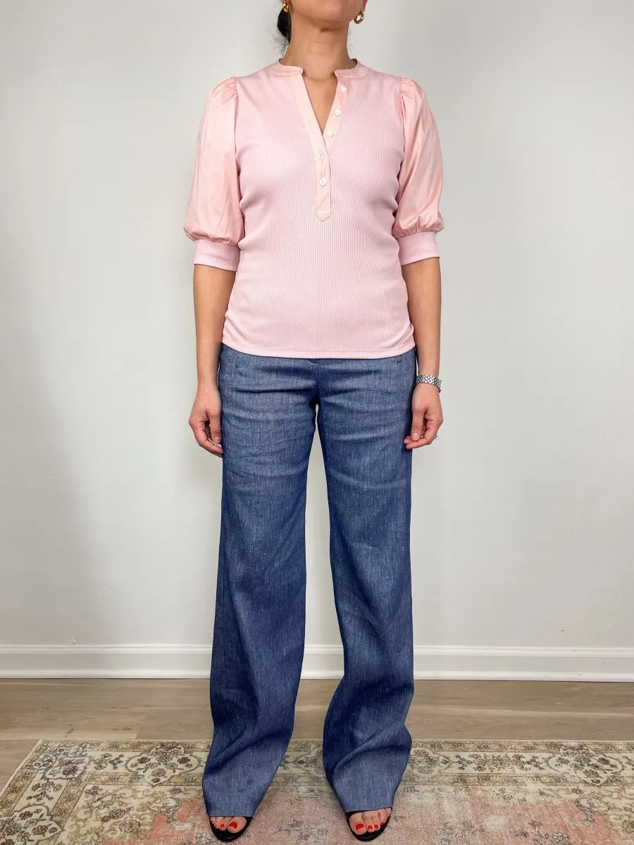 Coralee Top in Pink Clay