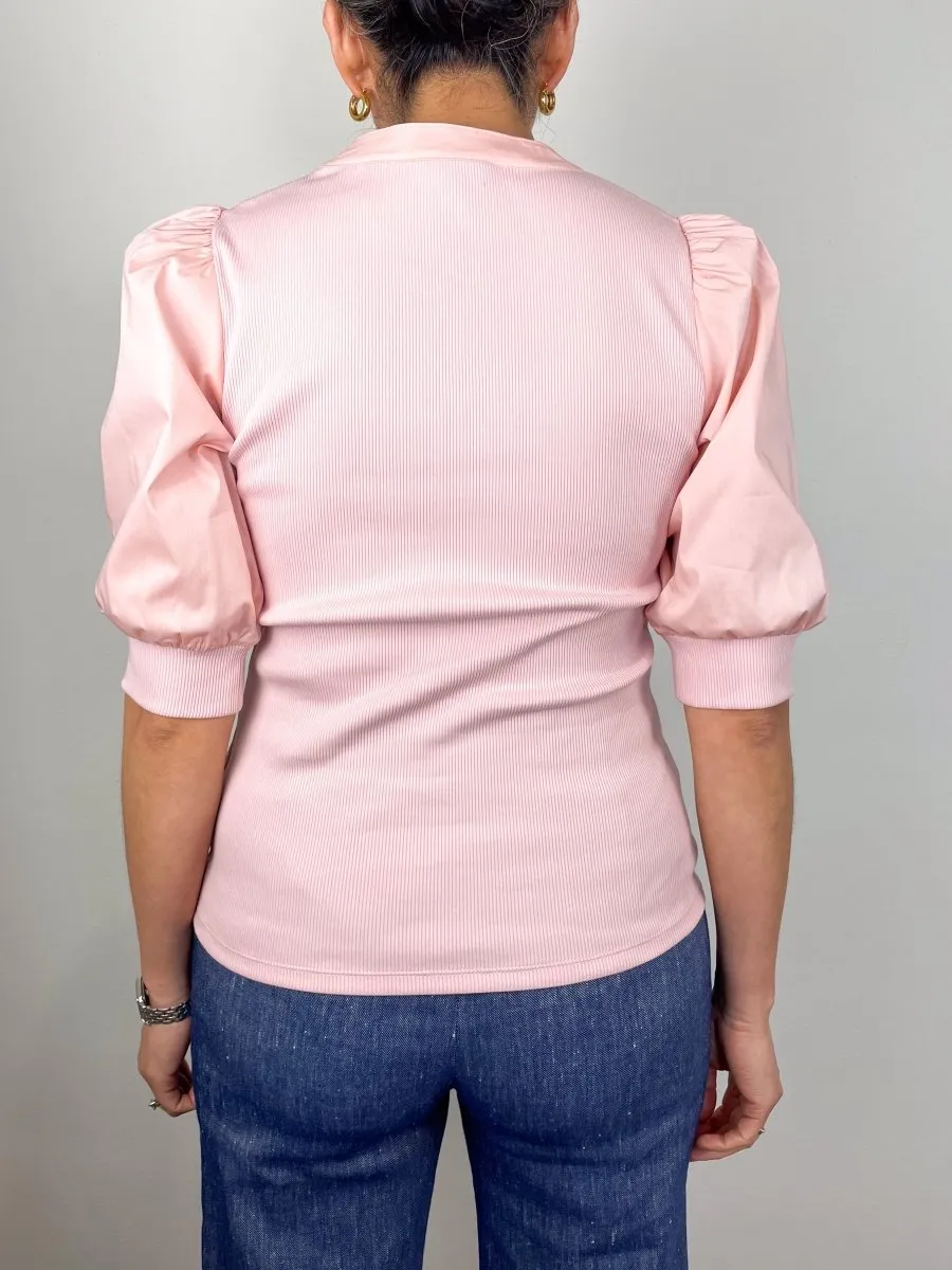 Coralee Top in Pink Clay