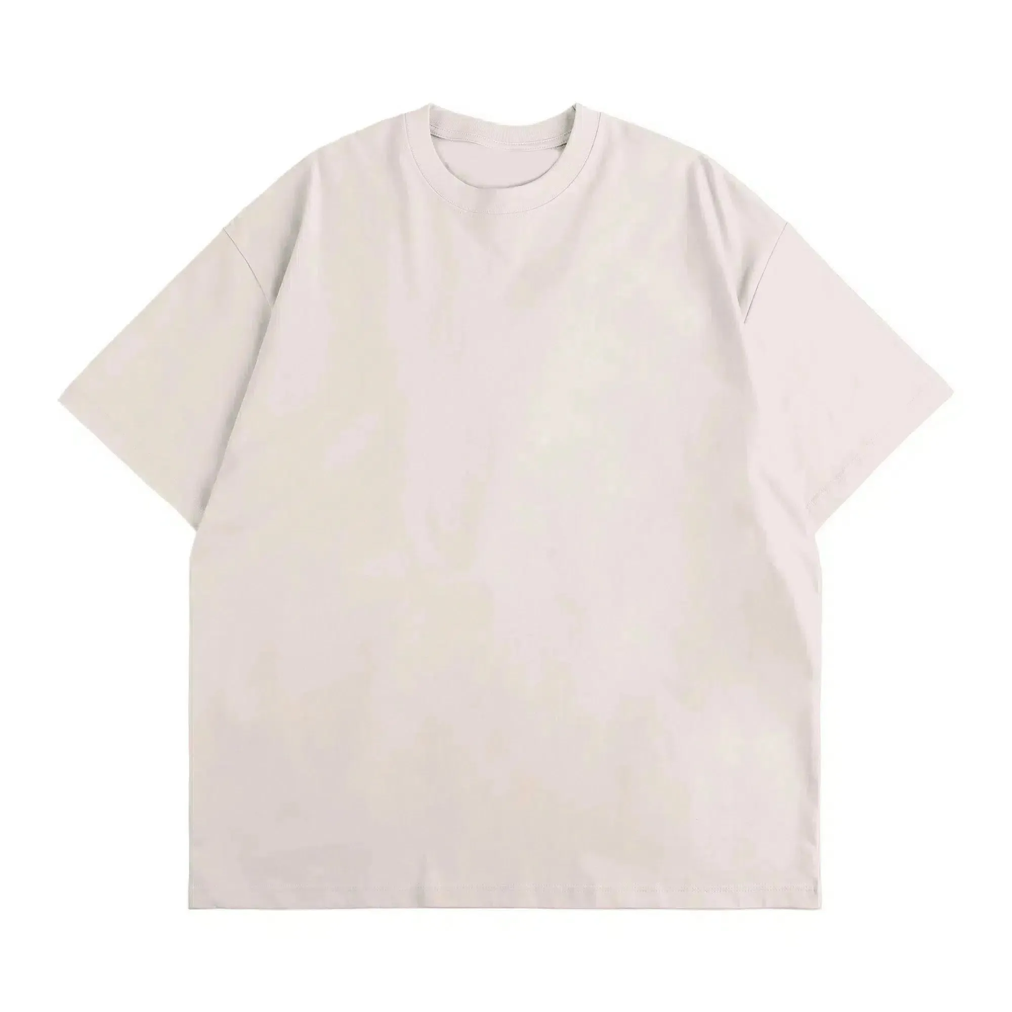 Cotton Short-Sleeve Round Neck T-Shirt