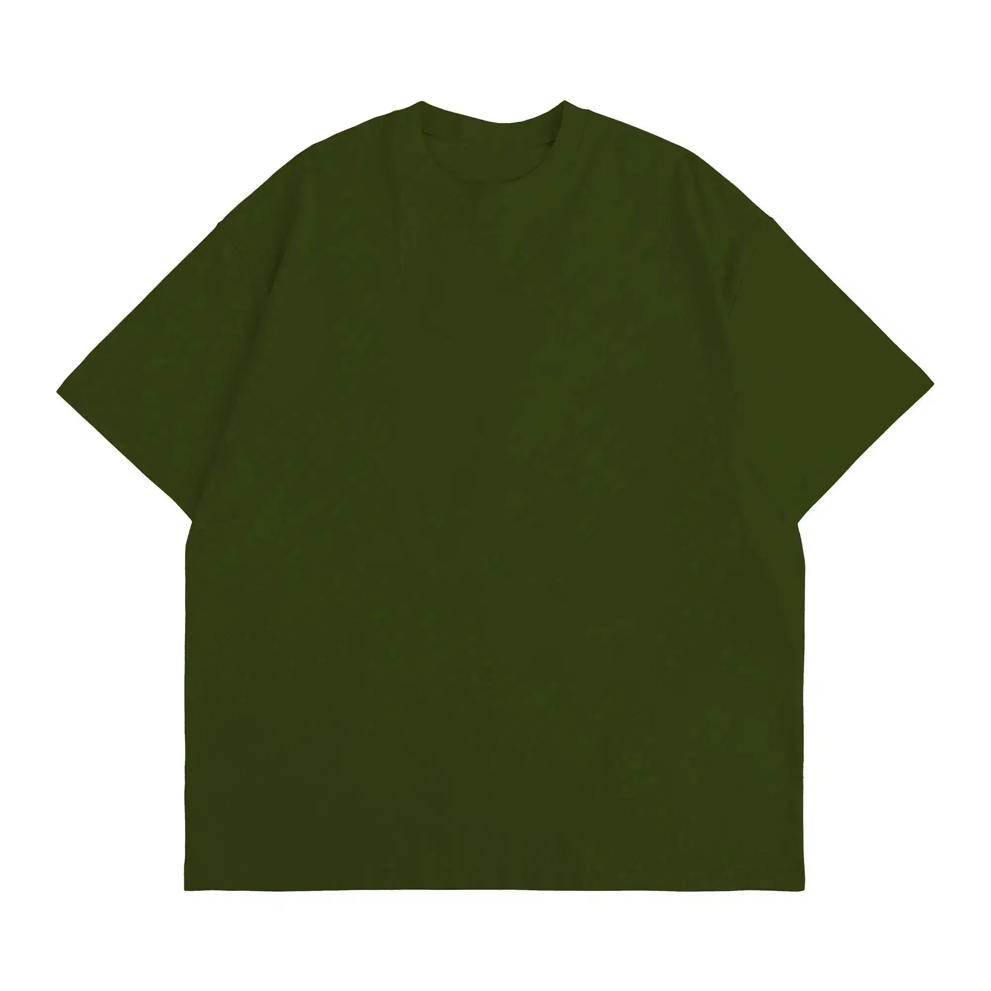 Cotton Short-Sleeve Round Neck T-Shirt
