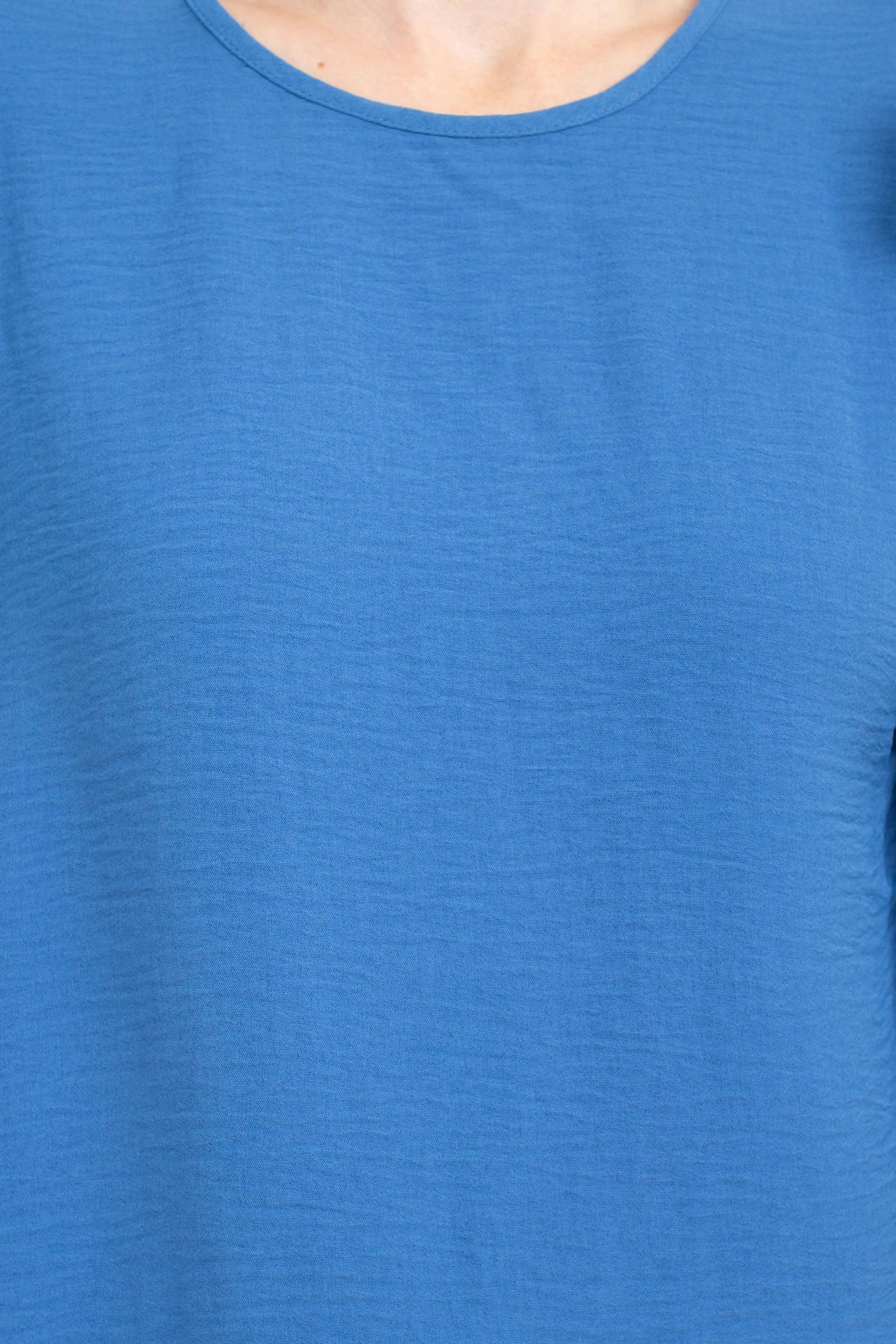 Counterparts Boat Neck Bishop Long Sleeves Smocked Cuffs