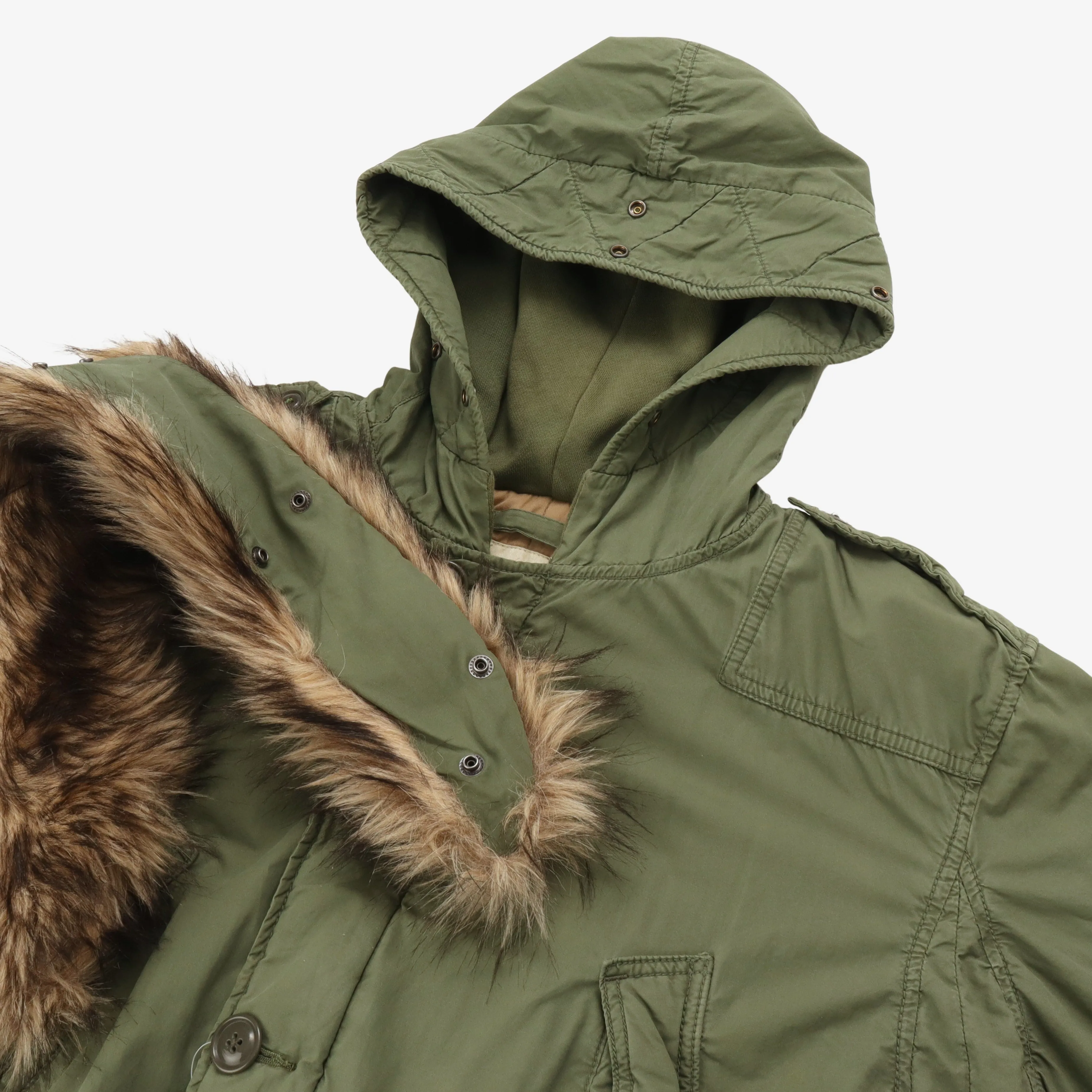 Denim & Supply Fur Hooded Parka