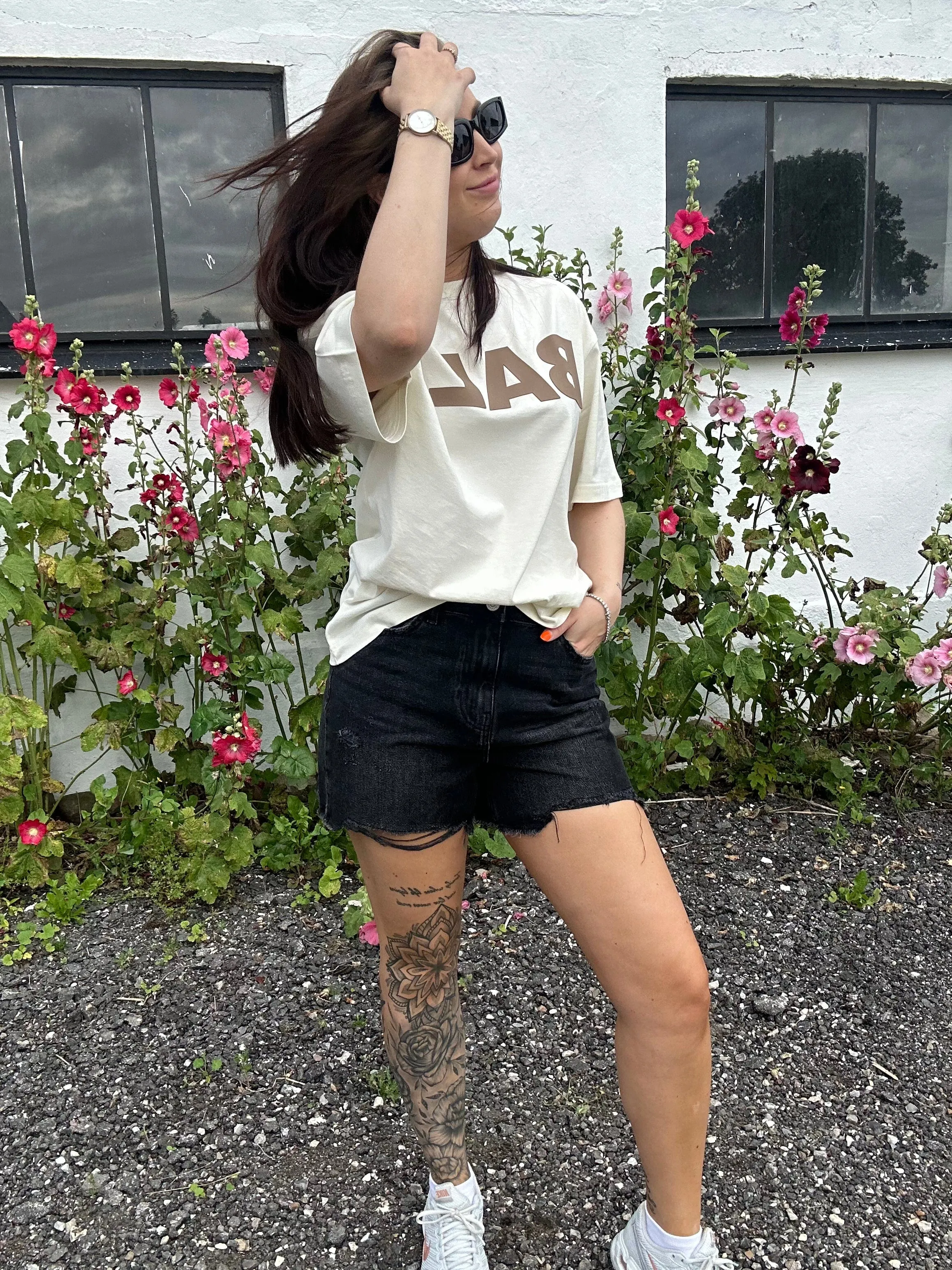 Denim shorts - Black - Summer HW - Pieces 
