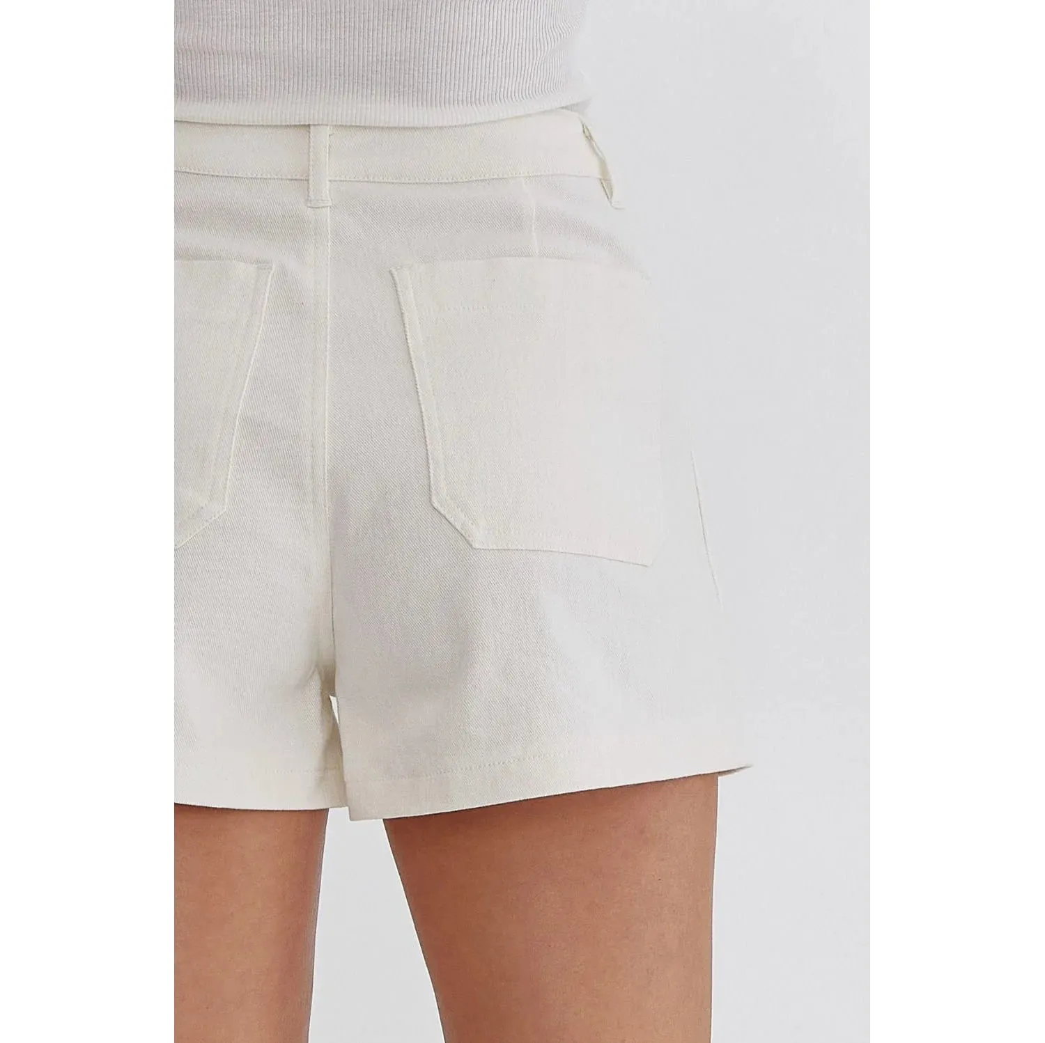 Denim Utility Shorts