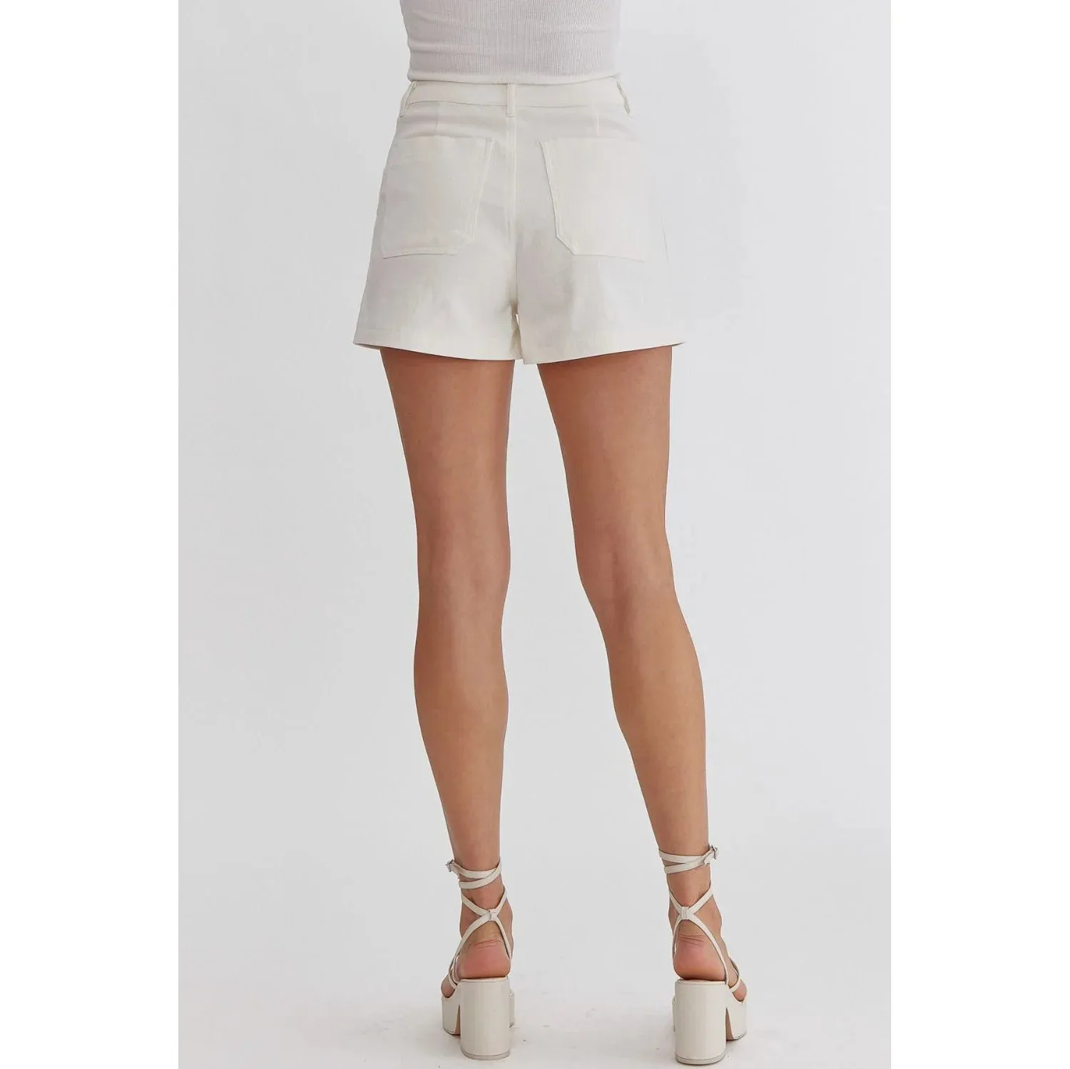 Denim Utility Shorts