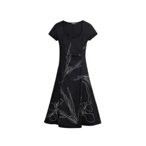Desigual Floral Black Dress for Women